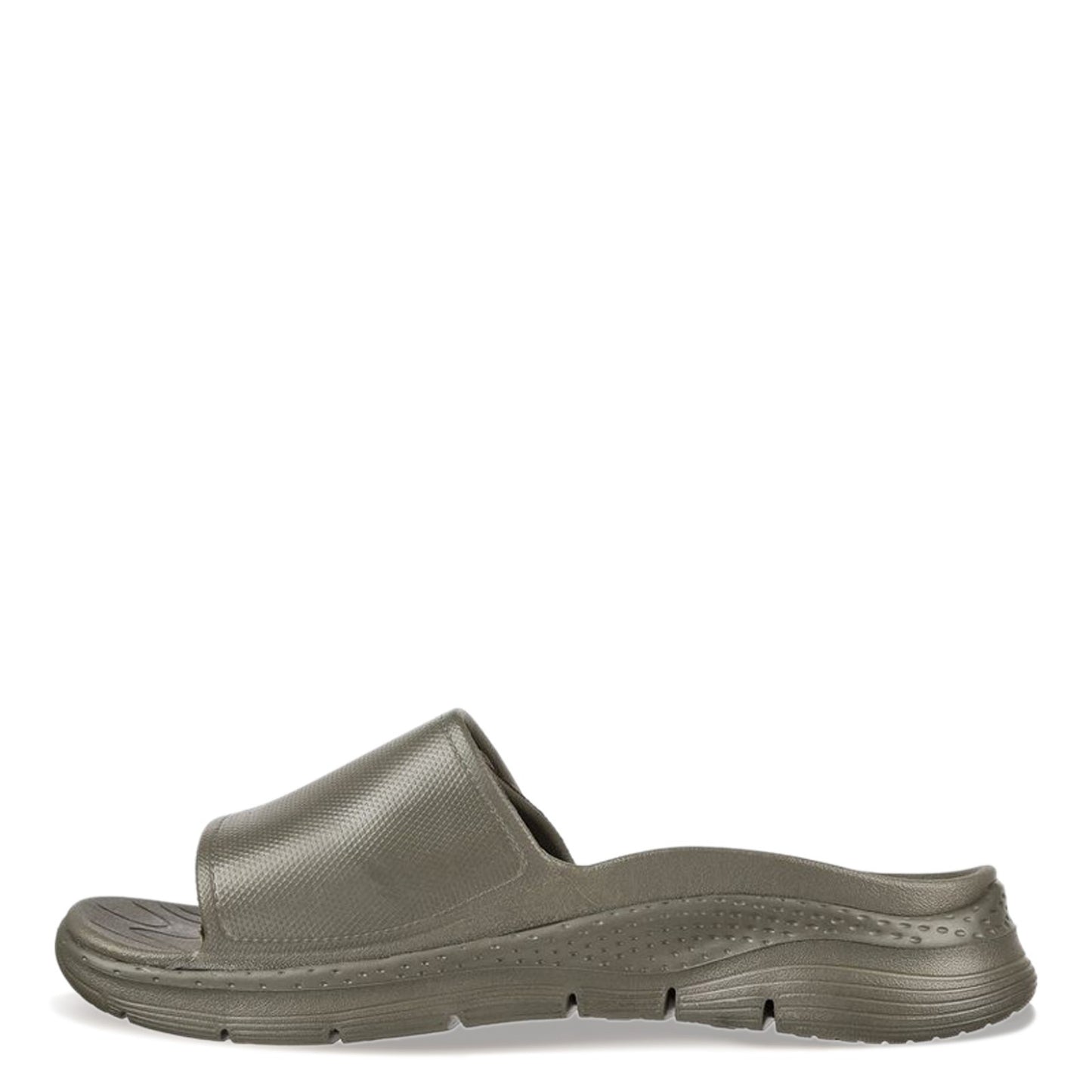 Peltz Shoes Men's Skechers Foamies: Arch Fit - Feelin Fresh Sandal Olive 243159-OLV