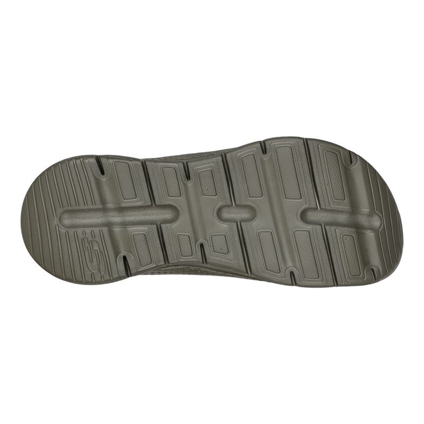 Peltz Shoes Men's Skechers Foamies: Arch Fit - Feelin Fresh Sandal Olive 243159-OLV