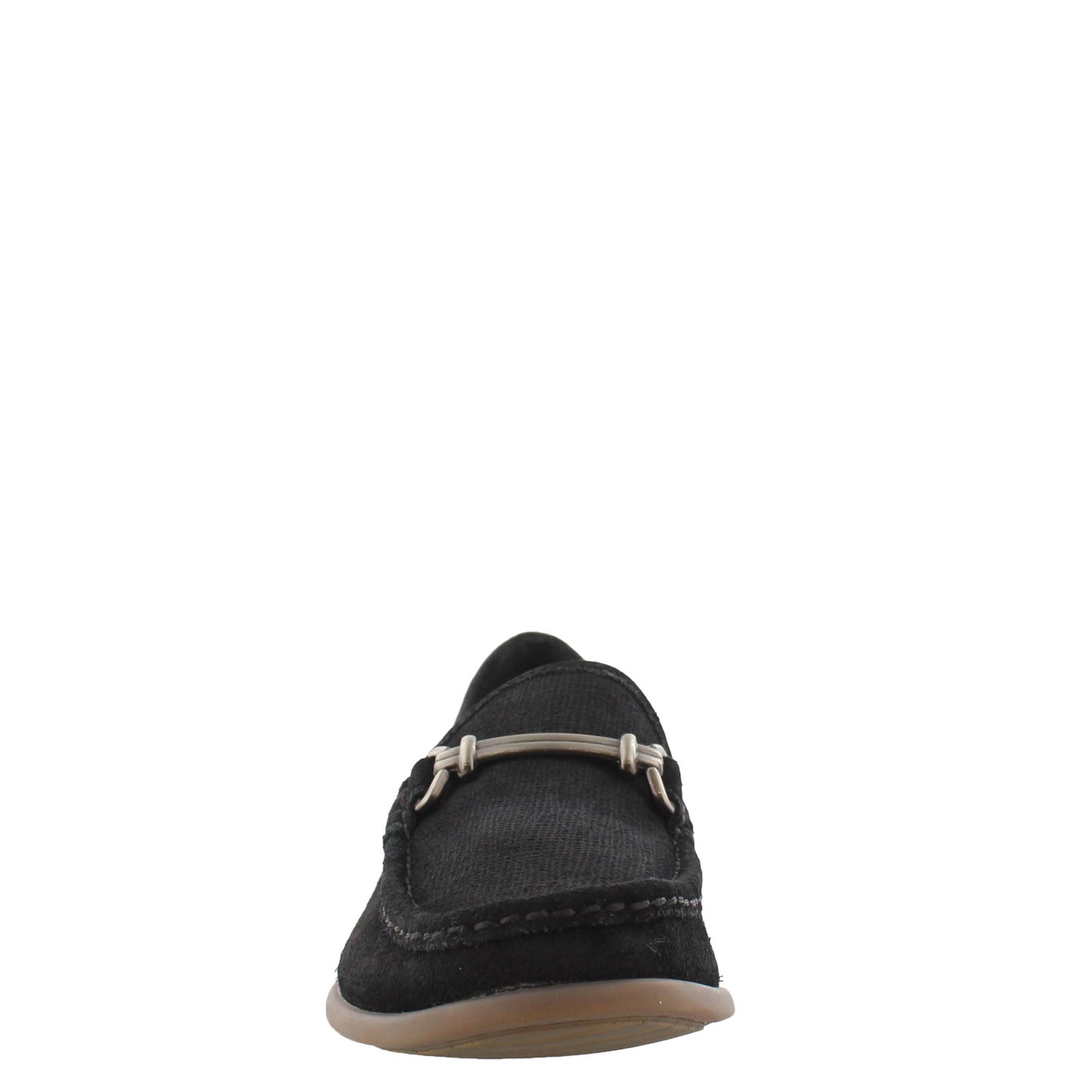 Peltz Shoes Men's Stacy Adams Kelby Moc Toe Loafers BLACK 25088-001