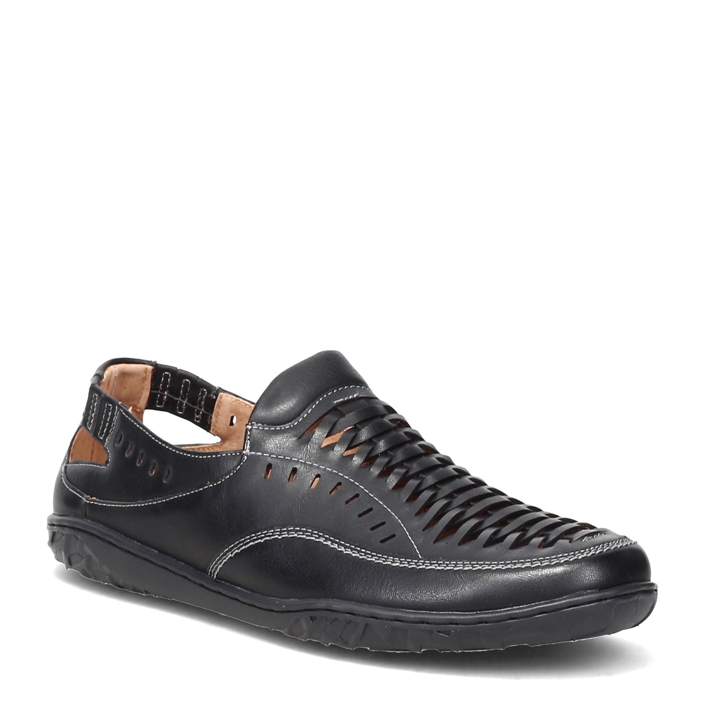 Peltz Shoes Men's Stacy Adams Ibiza Slip-On BLACK 25440-001