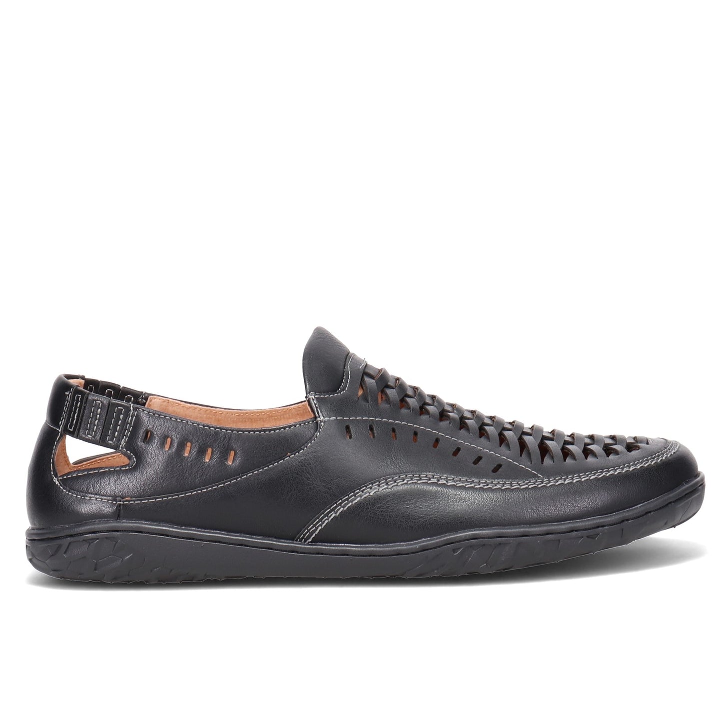 Peltz Shoes Men's Stacy Adams Ibiza Slip-On BLACK 25440-001