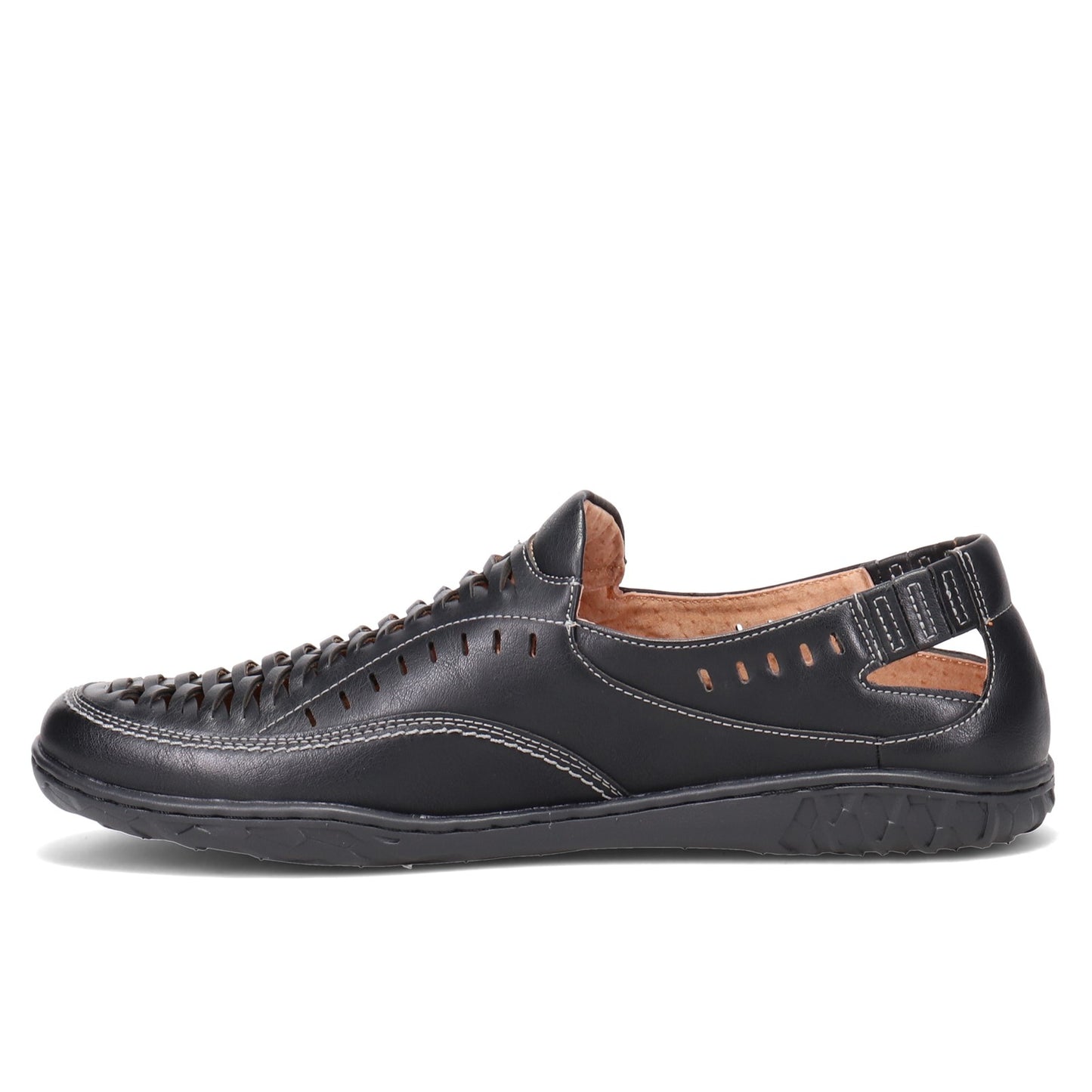 Peltz Shoes Men's Stacy Adams Ibiza Slip-On BLACK 25440-001