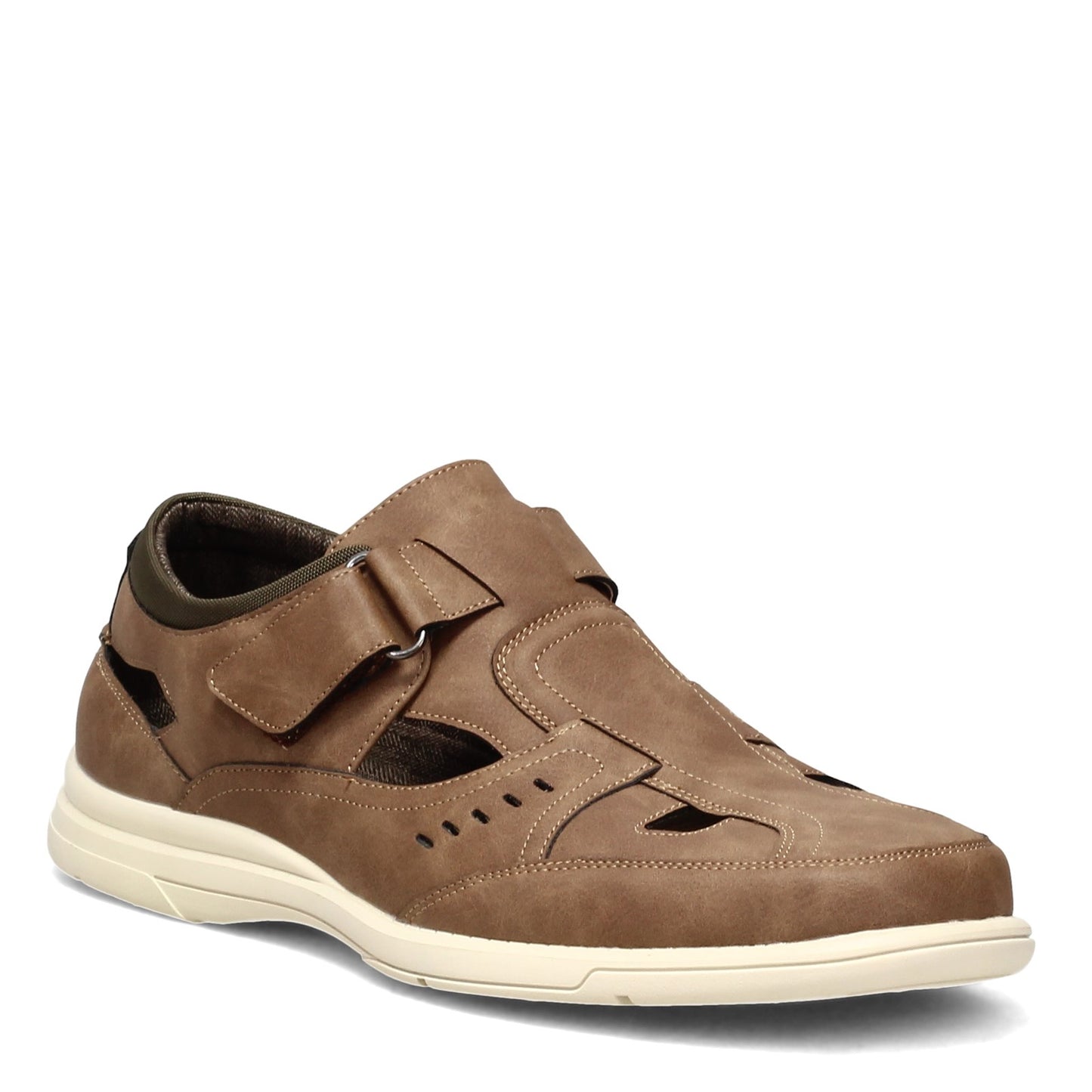 Peltz Shoes Men's Stacy Adams Spence Slip-On TAUPE 25442-260