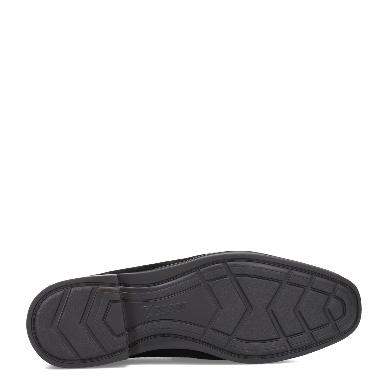 Peltz Shoes Men's Stacy Adams Paragon Loafer BLACK SUEDE 25485-008