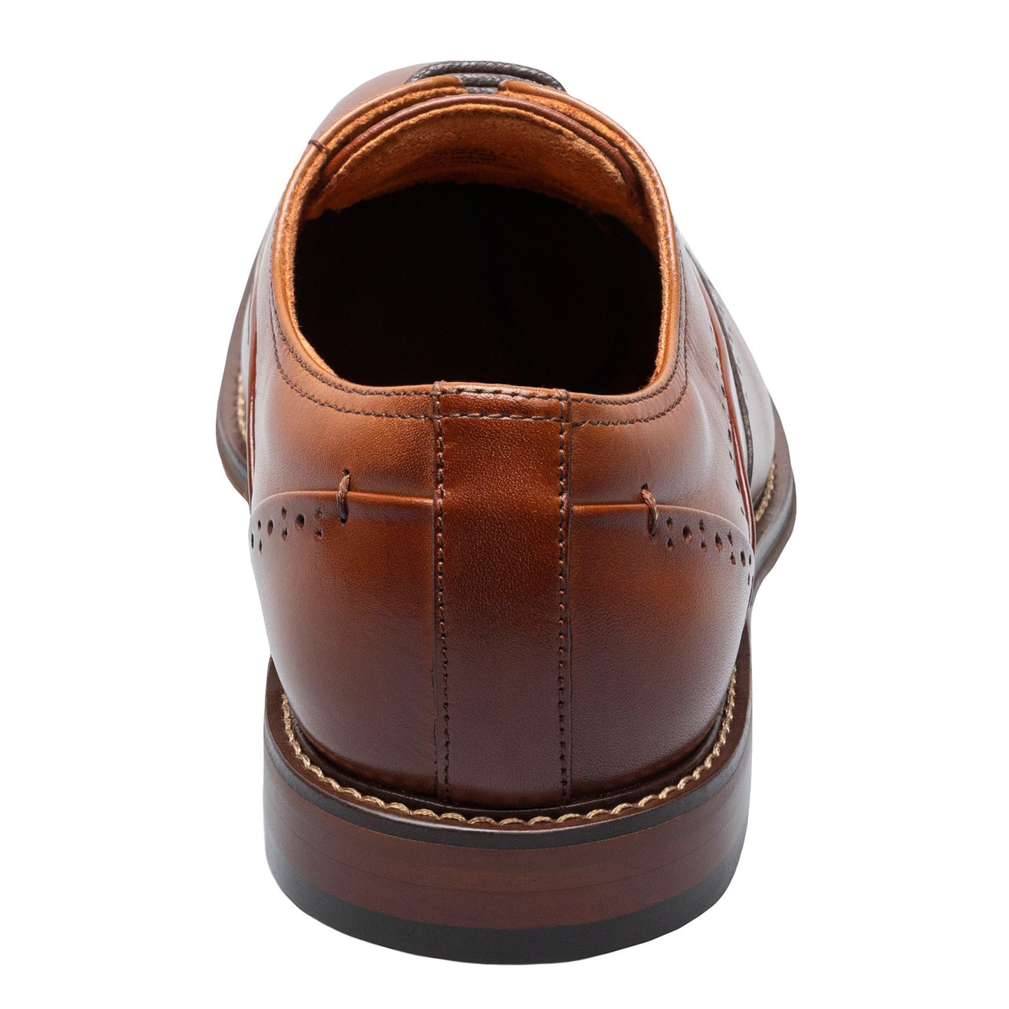 Peltz Shoes Men's Stacy Adams Macarthur Wingtip Oxford COGNAC 25489-221