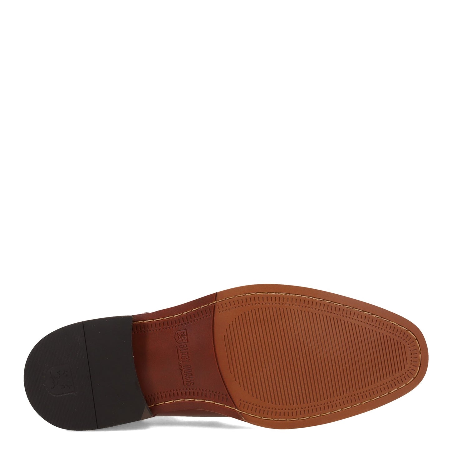 Peltz Shoes Men's Stacy Adams Maury Cap Toe Chelsea Boot COGNAC 25492-221