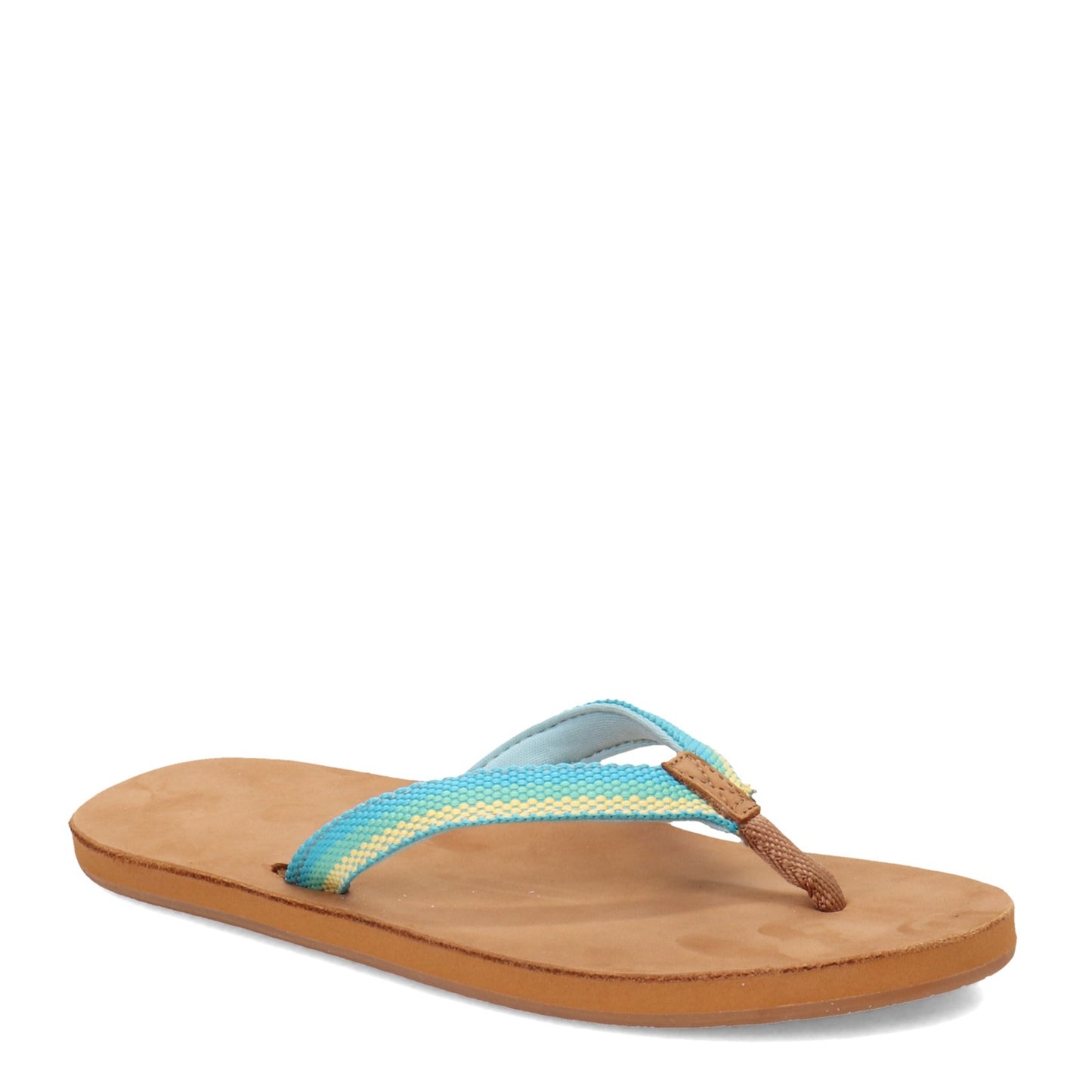 Peltz Shoes Women's Hari Mari Scouts Sandal AQUA 2550-614