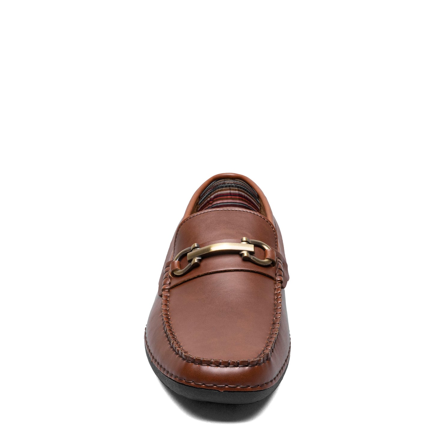 Peltz Shoes Men's Stacy Adams Delano Moc Toe Slip-On BROWN 25609-200