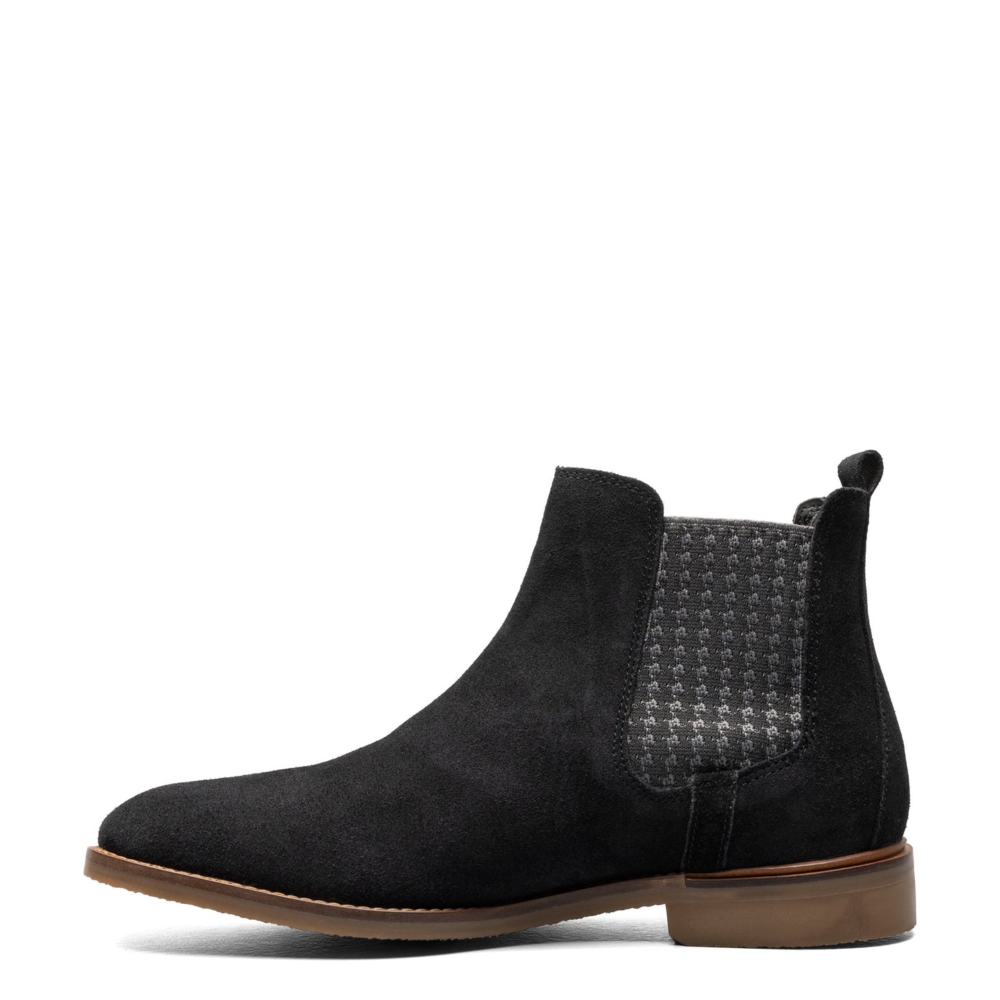 Peltz Shoes Men's Stacy Adams Gabriel Boot Black Suede 25625-008