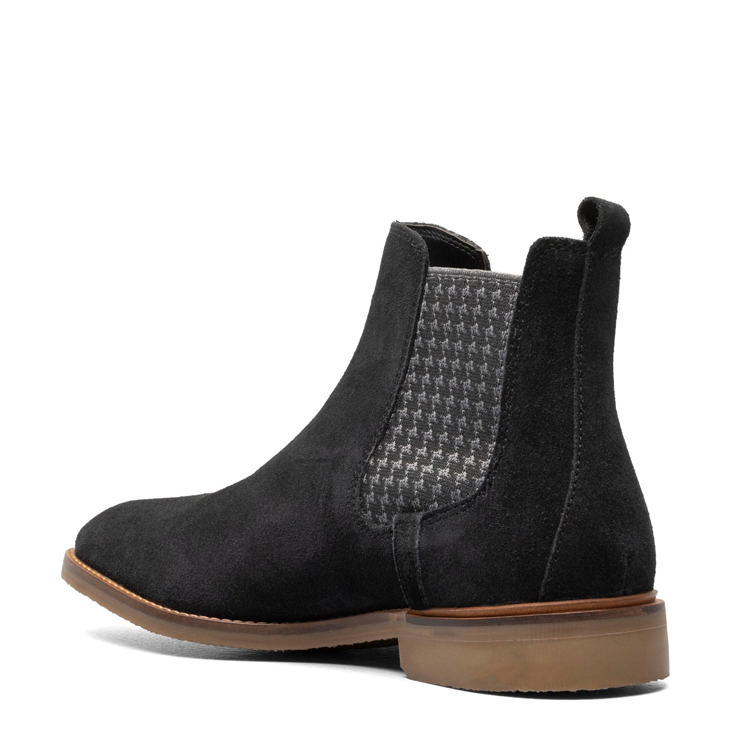Peltz Shoes Men's Stacy Adams Gabriel Boot Black Suede 25625-008