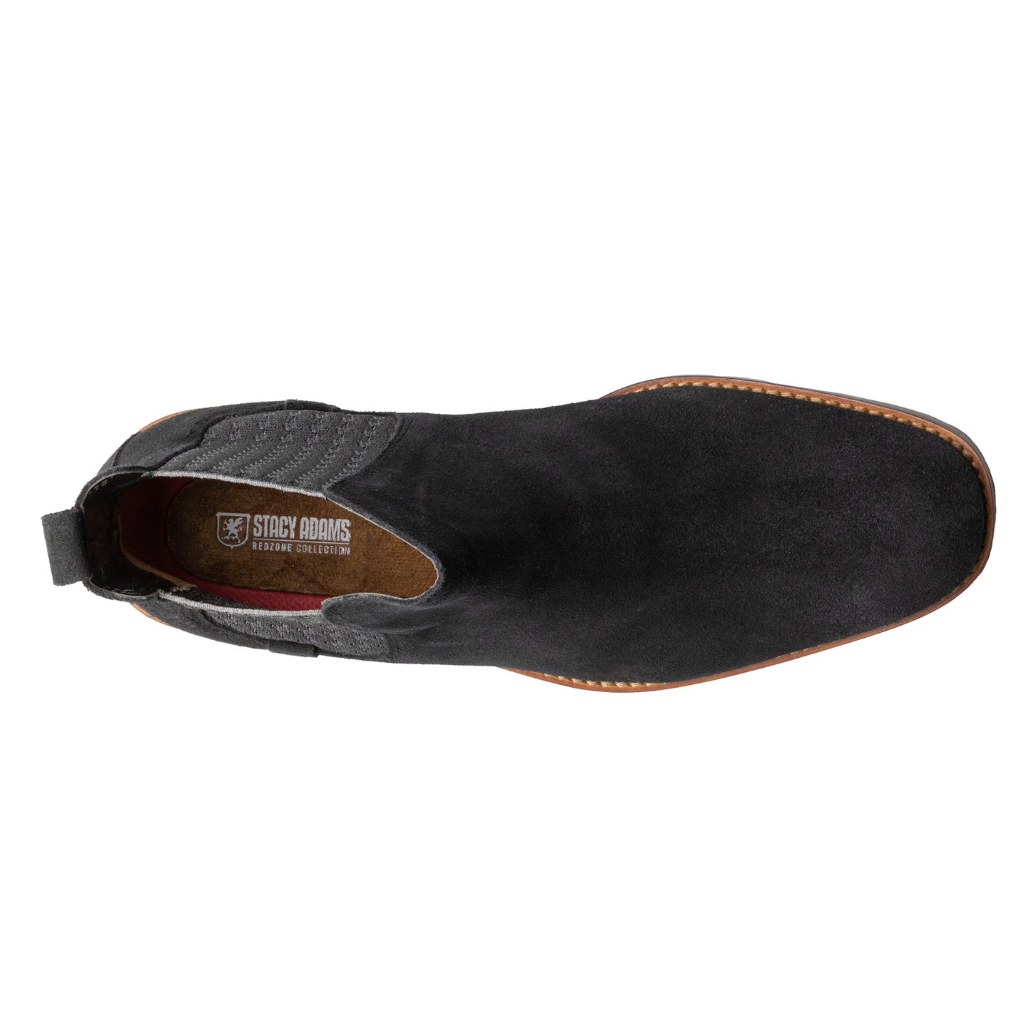 Peltz Shoes Men's Stacy Adams Gabriel Boot Black Suede 25625-008