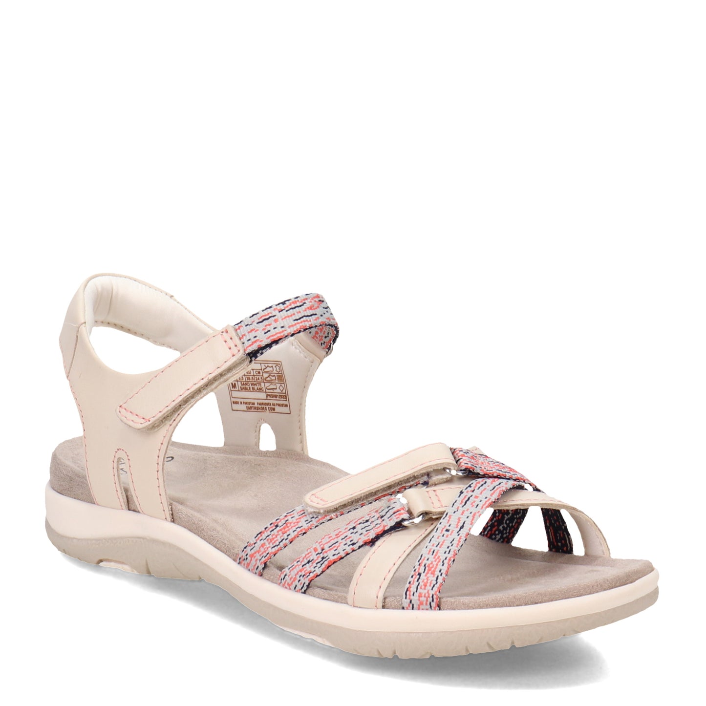 Peltz Shoes Women's Earth Origins Sofia Sandal WHITE 256956-109