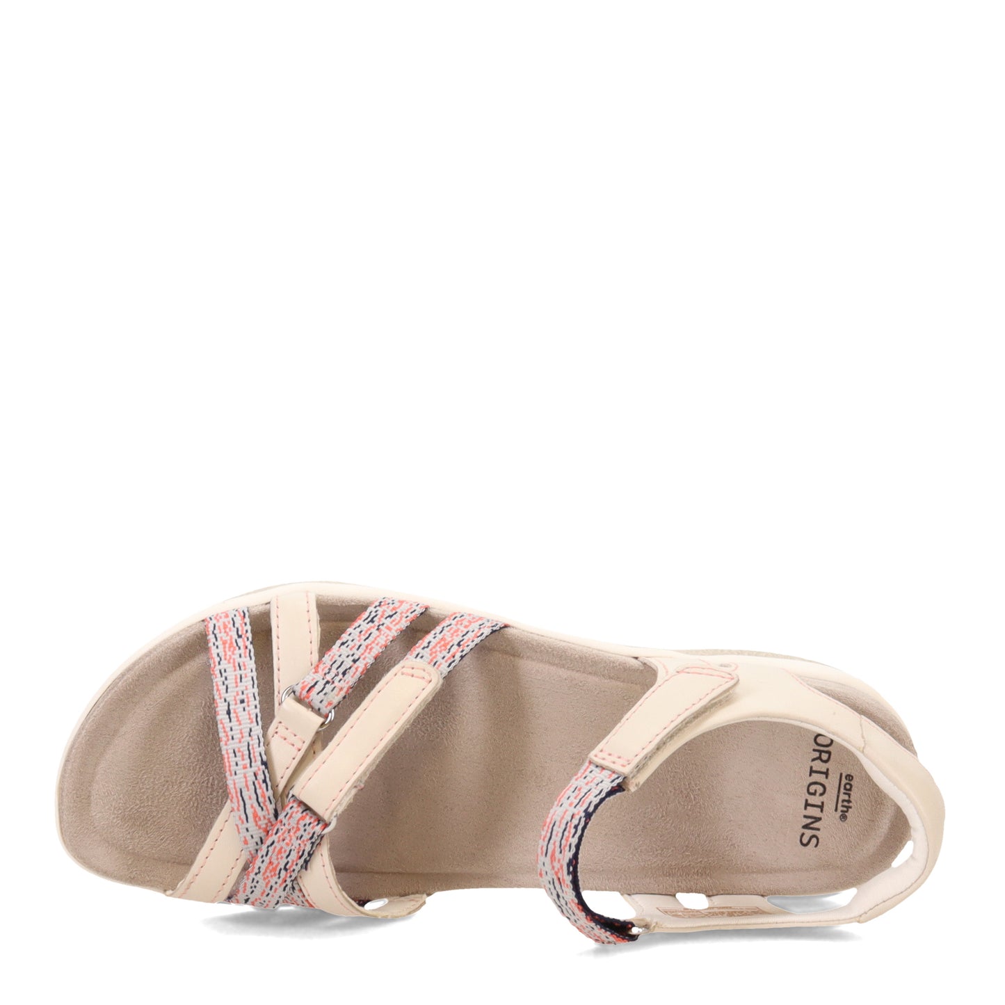 Peltz Shoes Women's Earth Origins Sofia Sandal WHITE 256956-109