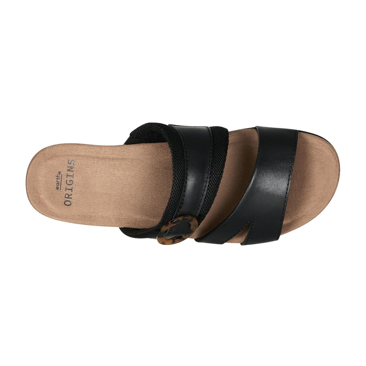 Peltz Shoes Women's Earth Origins Brynley Sandal BLACK 256988-001