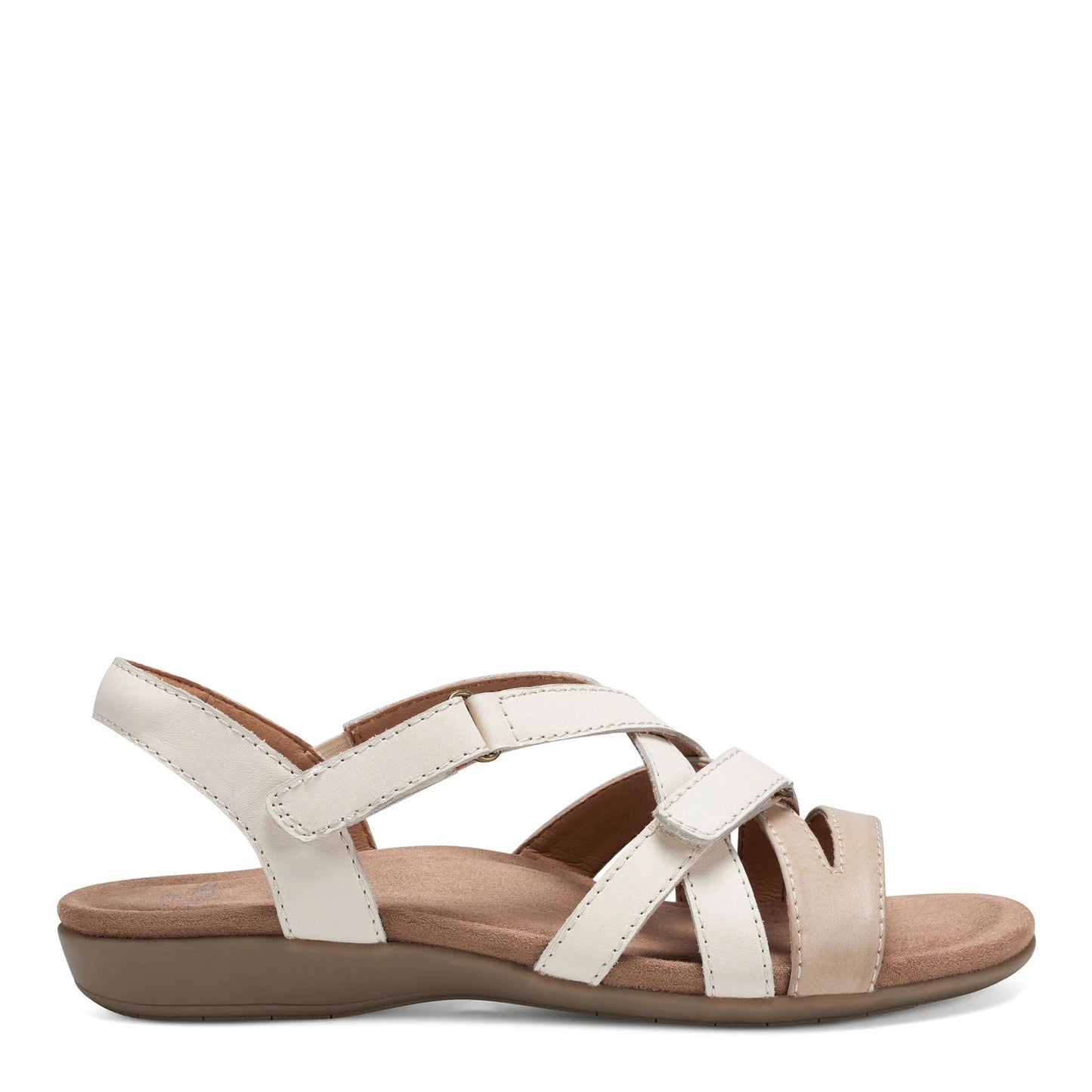 Peltz Shoes Women's Earth Origins Brandi Sandal CREAM 256995-250