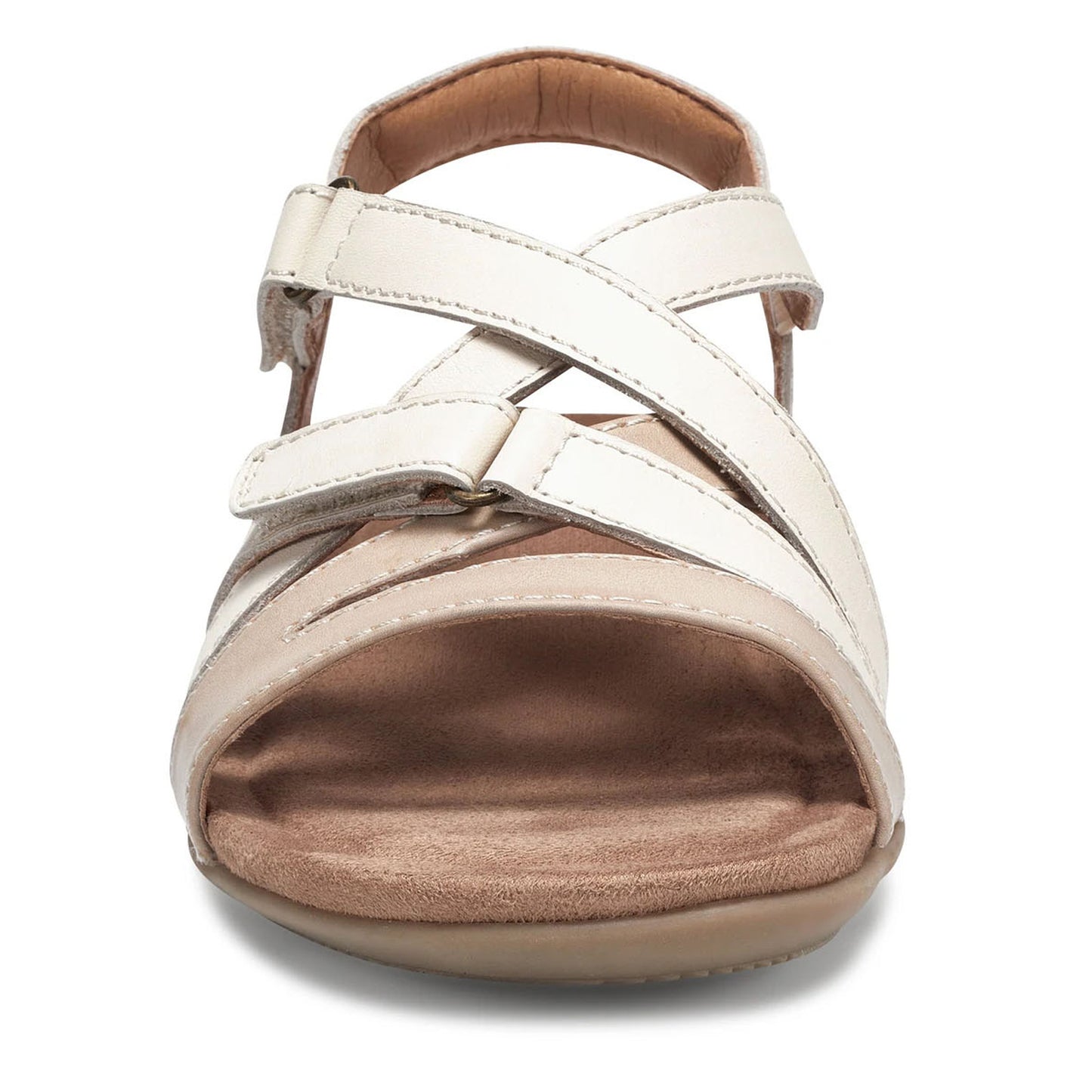 Peltz Shoes Women's Earth Origins Brandi Sandal CREAM 256995-250