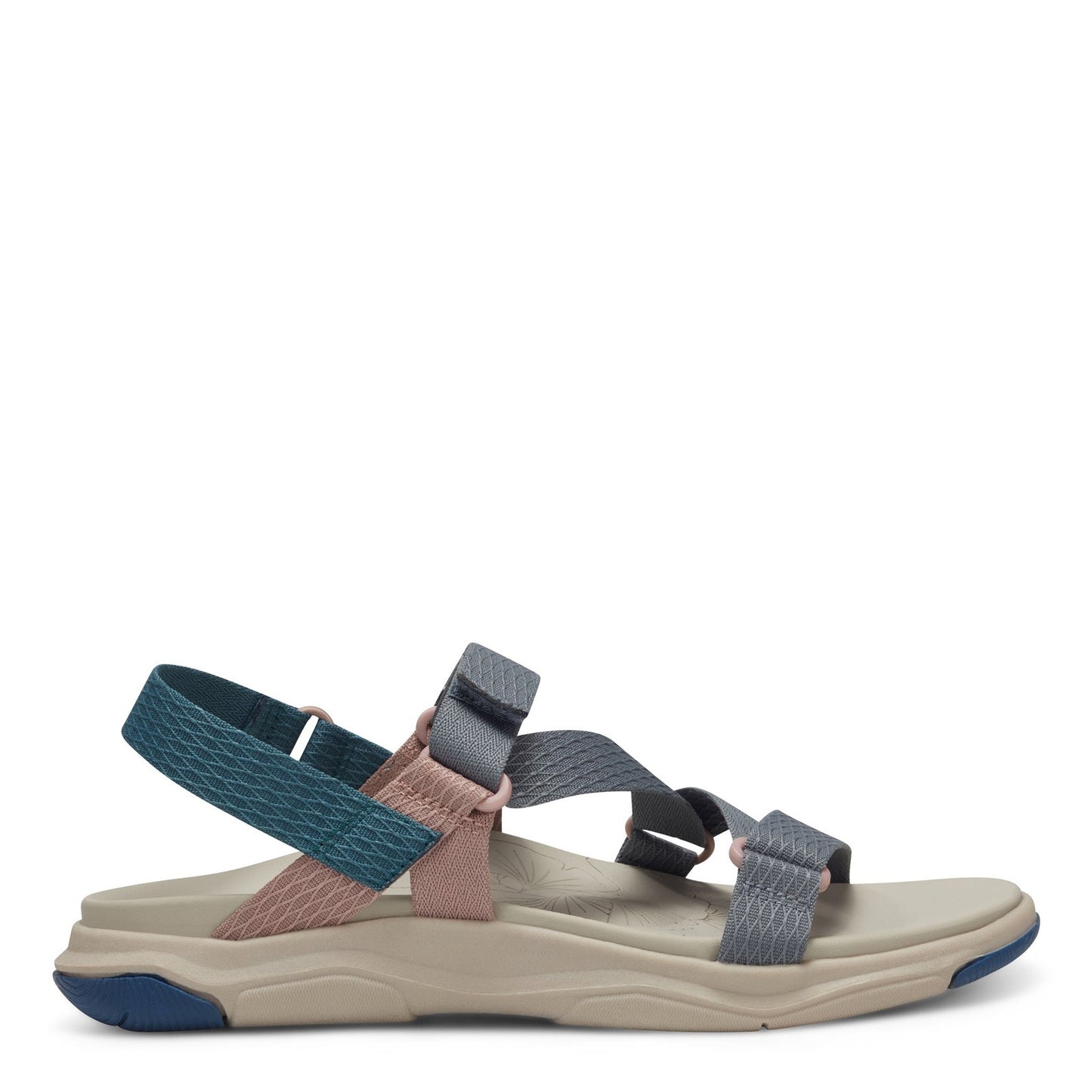 Peltz Shoes Women's Earth Origins Veda Sandal GRAY 258155-024