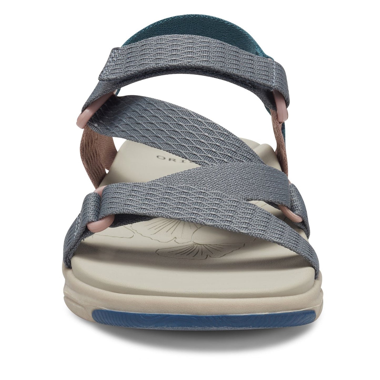 Peltz Shoes Women's Earth Origins Veda Sandal GRAY 258155-024