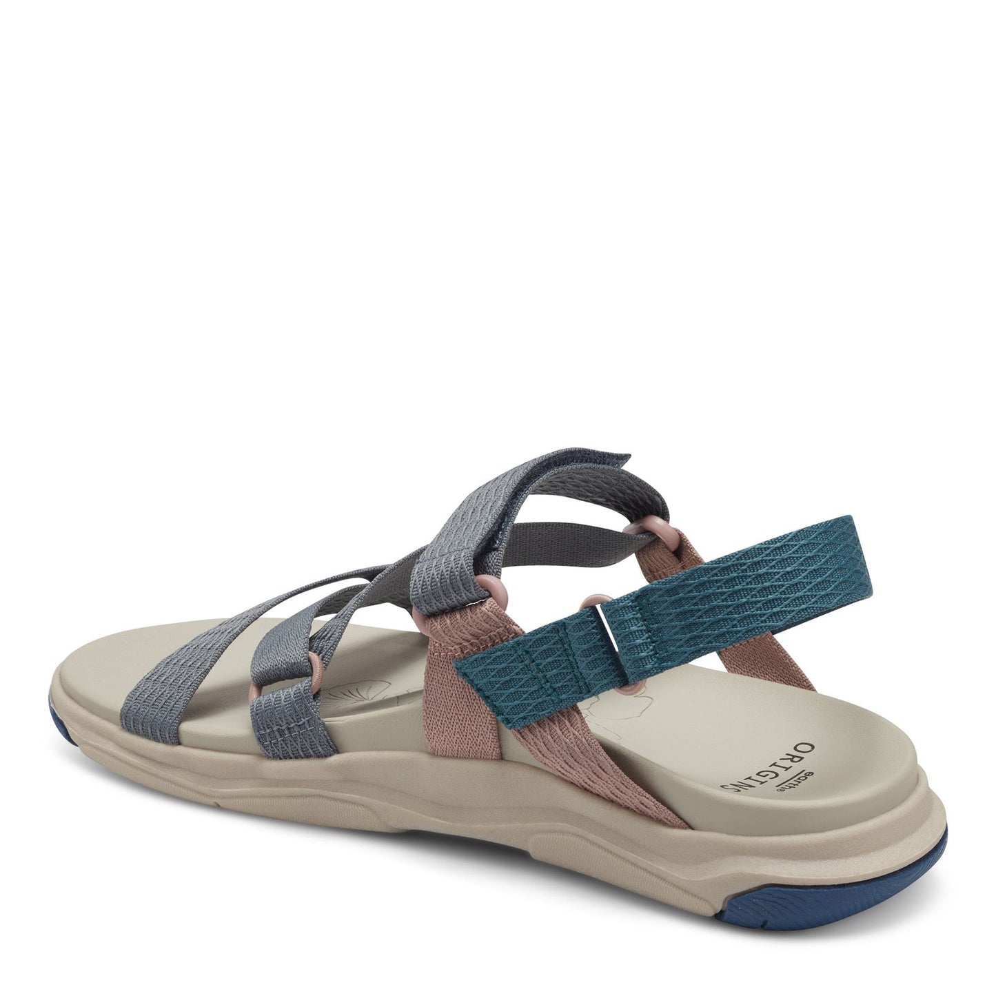 Peltz Shoes Women's Earth Origins Veda Sandal GRAY 258155-024