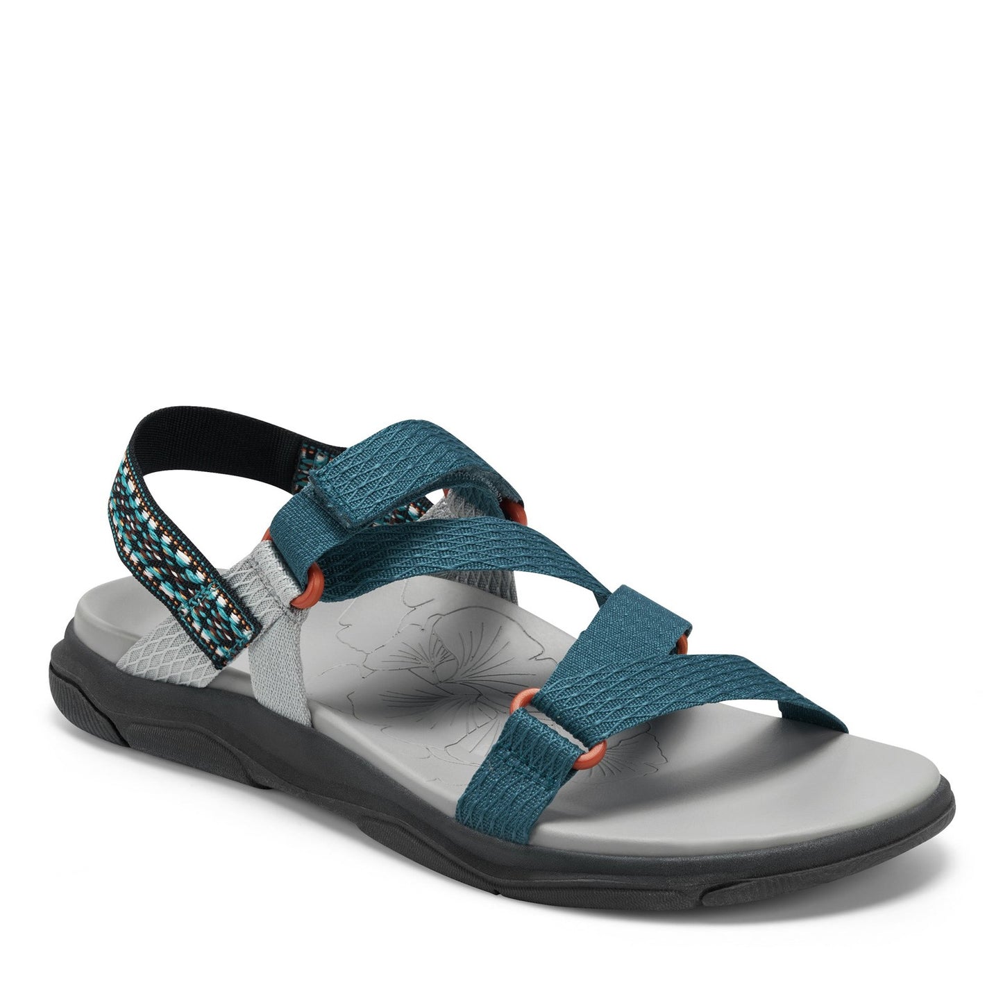 Peltz Shoes Women's Earth Origins Veda Sandal BLUE 258155-BLUE