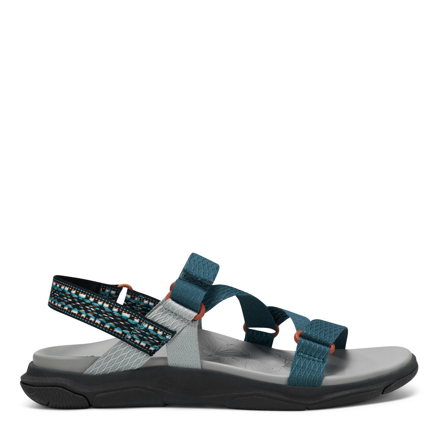 Peltz Shoes Women's Earth Origins Veda Sandal BLUE 258155-BLUE