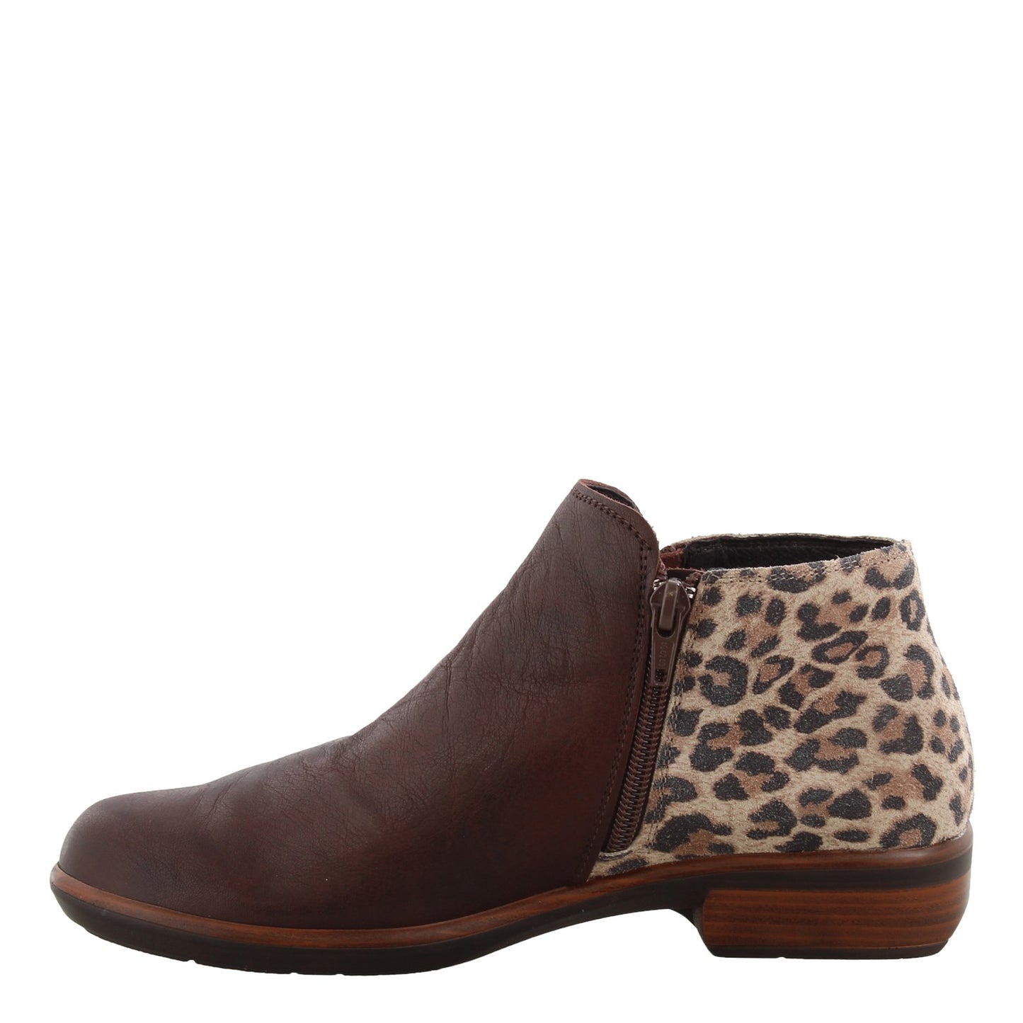 Peltz Shoes Women's Naot Helm Boot Brown LEOPARD 26030-SIL