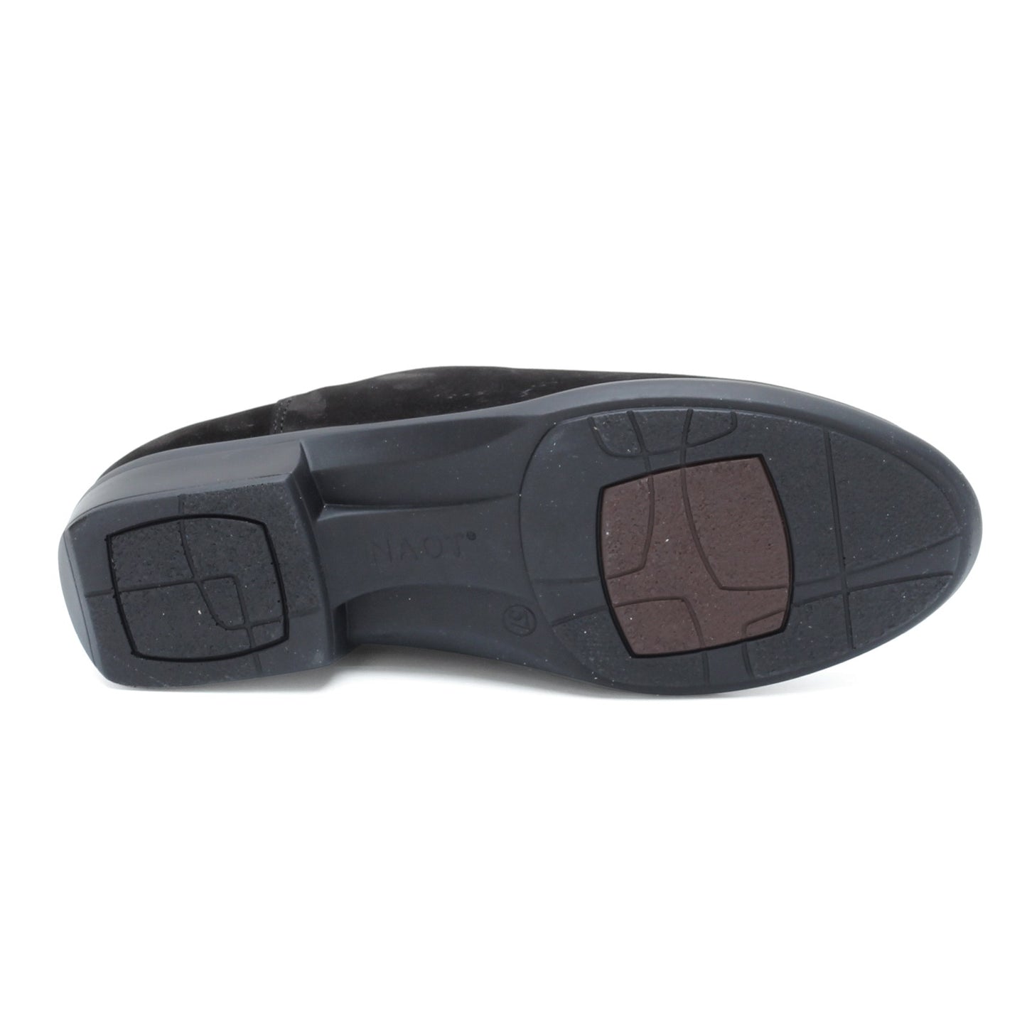 Peltz Shoes Women's Naot Lodos Mule Black NUBUCK 26049-B12
