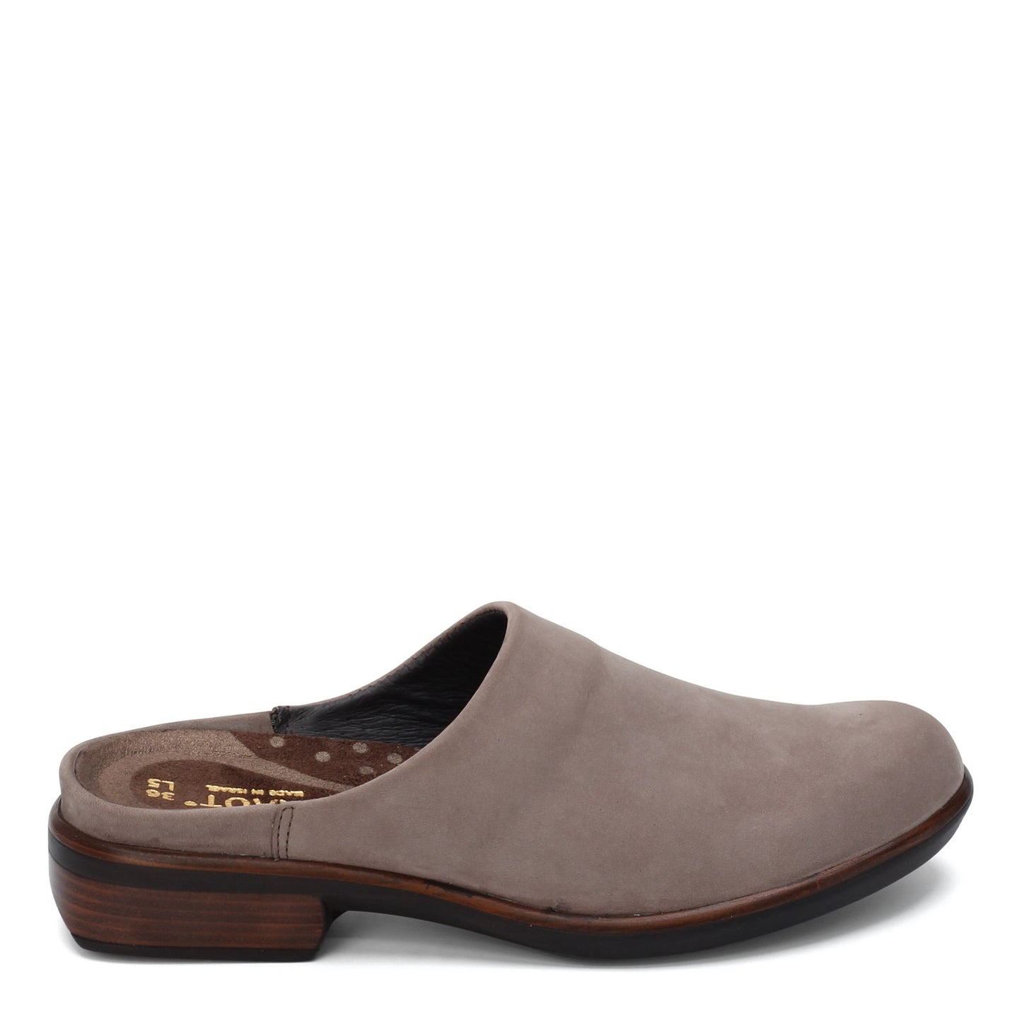 Peltz Shoes Women's Naot Lodos Mule SHITAKE Taupe 26049-E52