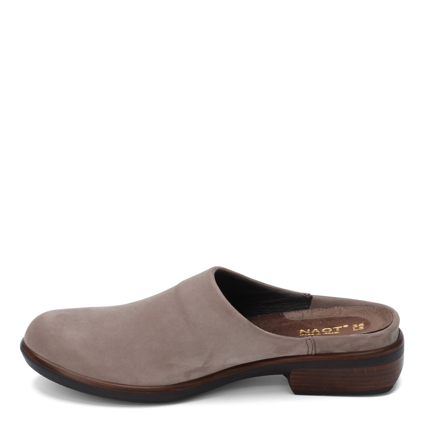 Peltz Shoes Women's Naot Lodos Mule SHITAKE Taupe 26049-E52