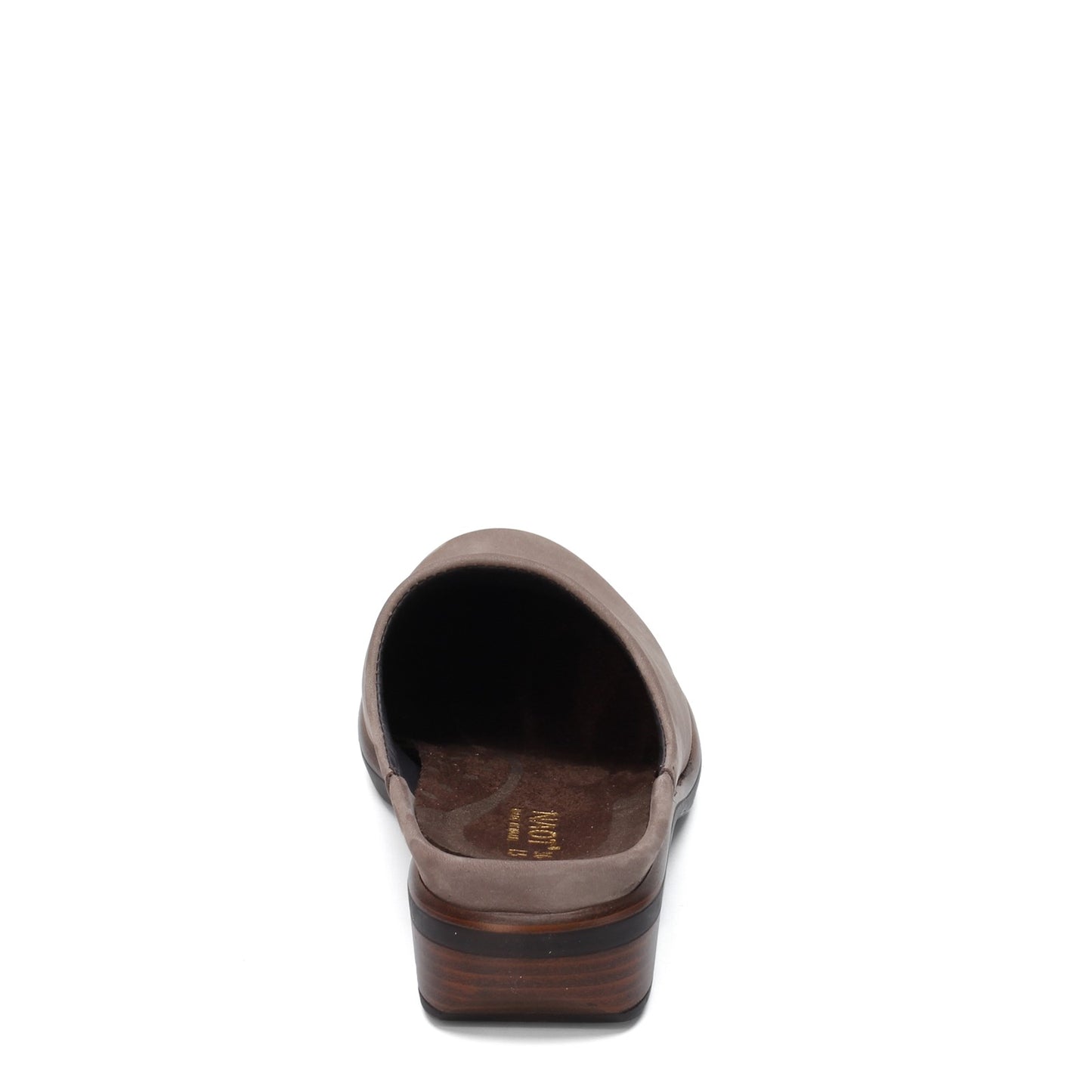 Peltz Shoes Women's Naot Lodos Mule SHITAKE Taupe 26049-E52