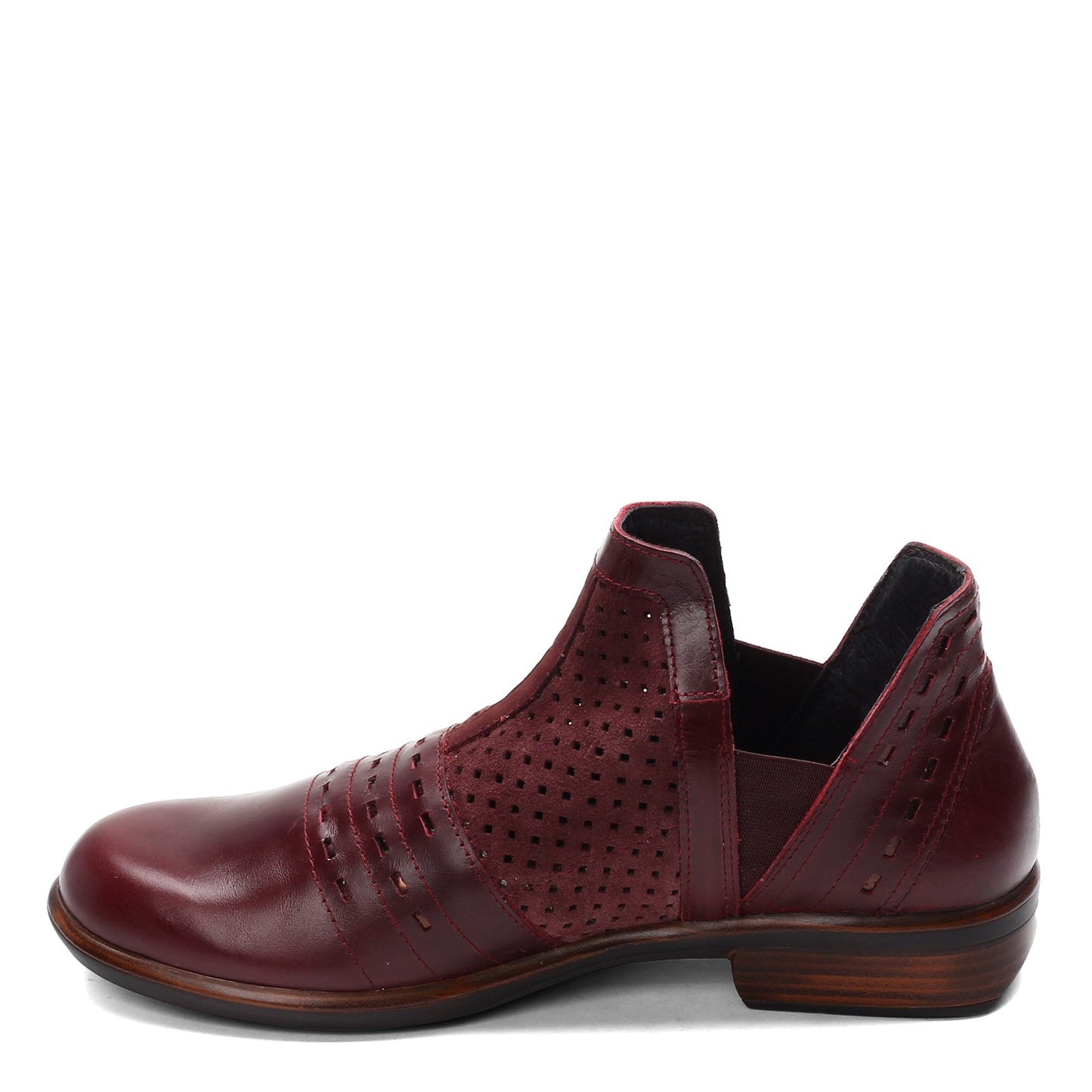 Peltz Shoes Women's Naot Rivotra Bootie BURGUNDY Suede 26061-RCY
