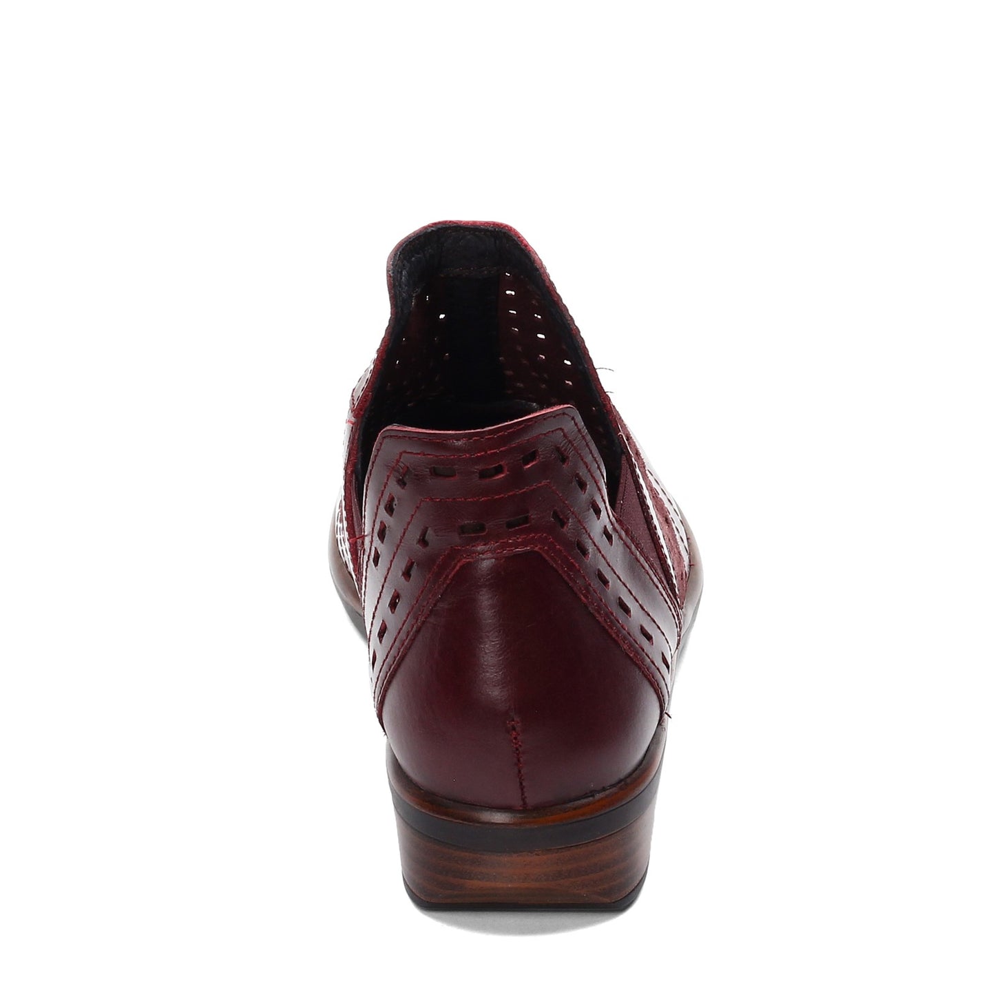 Peltz Shoes Women's Naot Rivotra Bootie BURGUNDY Suede 26061-RCY