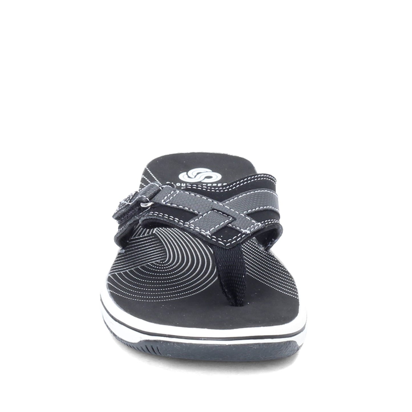 Peltz Shoes Women's Clarks Breeze Sea Sandal BLACK 26125505