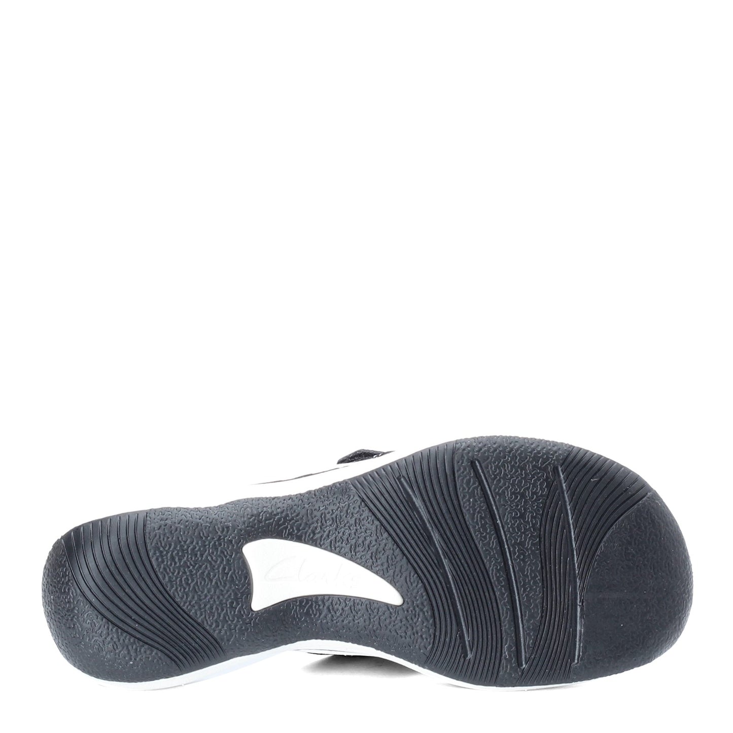 Peltz Shoes Women's Clarks Breeze Sea Sandal BLACK 26125505