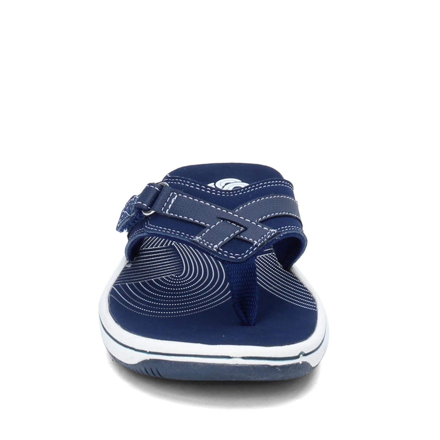 Peltz Shoes Women's Clarks Breeze Sea Sandal NAVY 26125506
