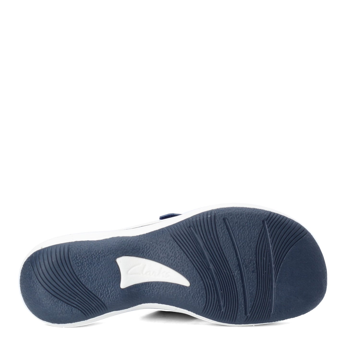 Peltz Shoes Women's Clarks Breeze Sea Sandal NAVY 26125506