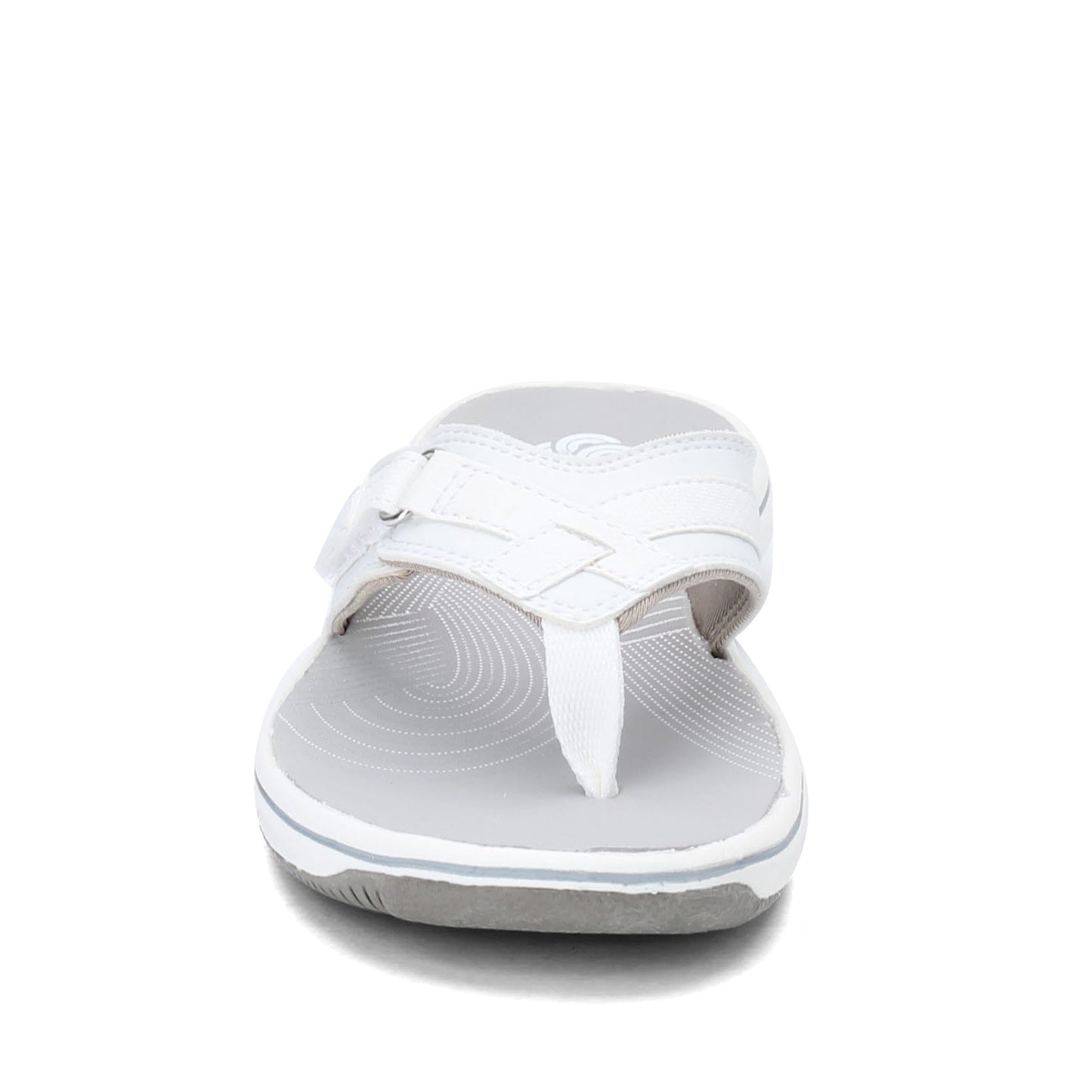 Peltz Shoes Women's Clarks Breeze Sea Sandal WHITE 26125508
