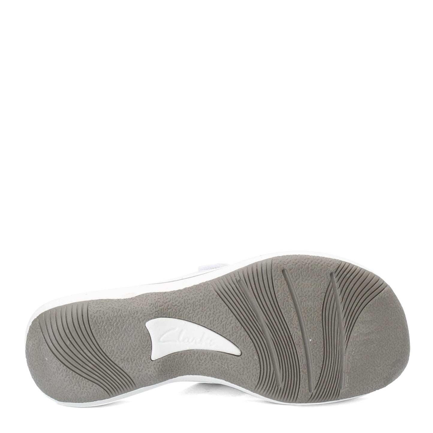 Peltz Shoes Women's Clarks Breeze Sea Sandal WHITE 26125508