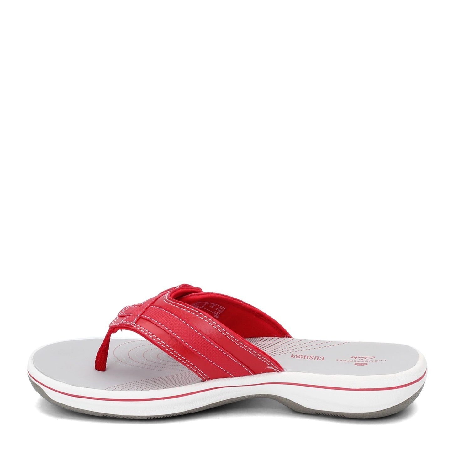 Peltz Shoes Women's Clarks Breeze Sea Sandal RED 26125718