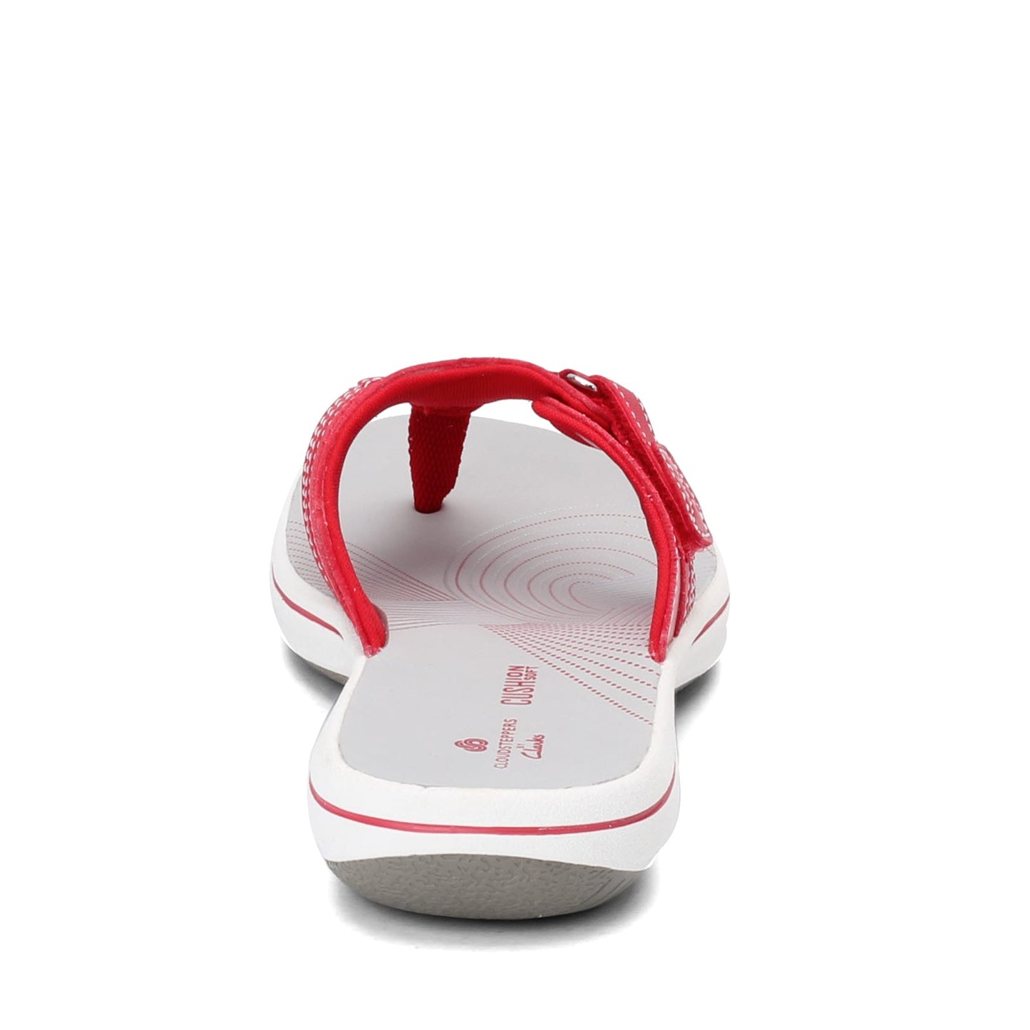 Peltz Shoes Women's Clarks Breeze Sea Sandal RED 26125718