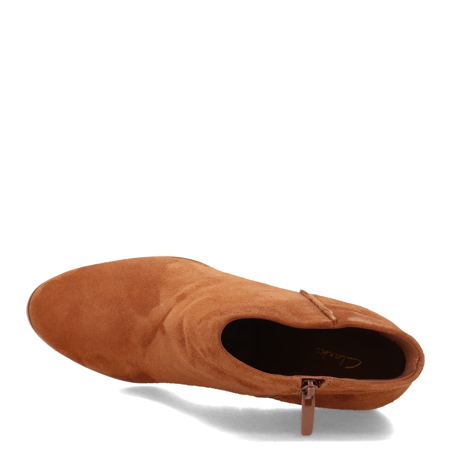 Peltz Shoes Women's Clarks Kaylin Fern 2 Boot TAN SUEDE 26151194