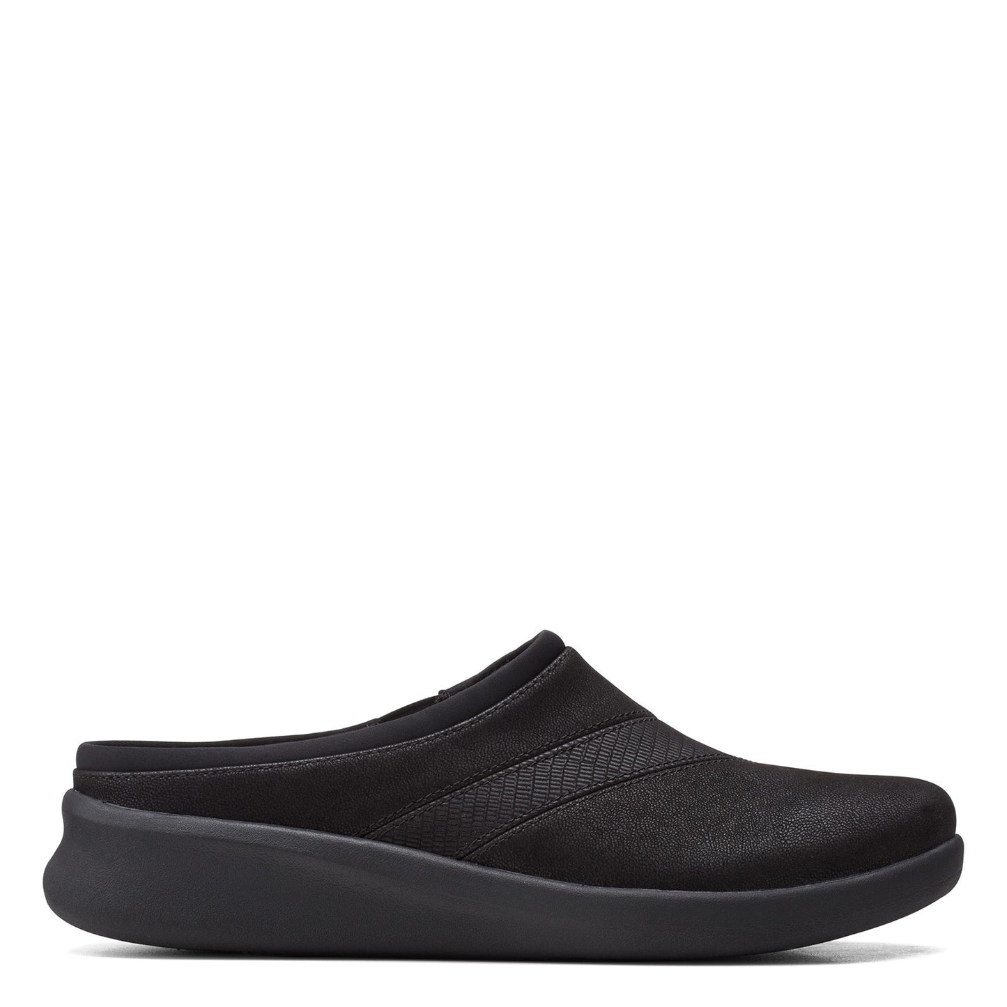 Peltz Shoes Women's Clarks Sillian 2.0 Clog BLACK 26151916
