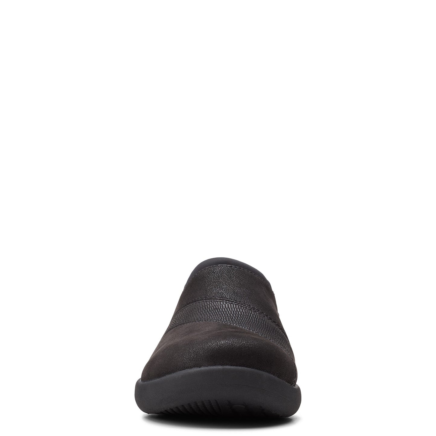 Peltz Shoes Women's Clarks Sillian 2.0 Clog BLACK 26151916