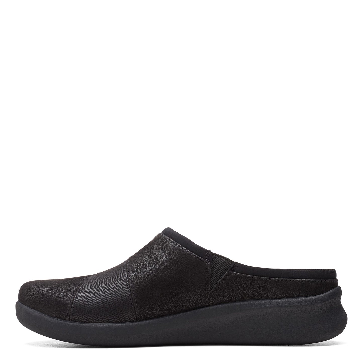 Peltz Shoes Women's Clarks Sillian 2.0 Clog BLACK 26151916