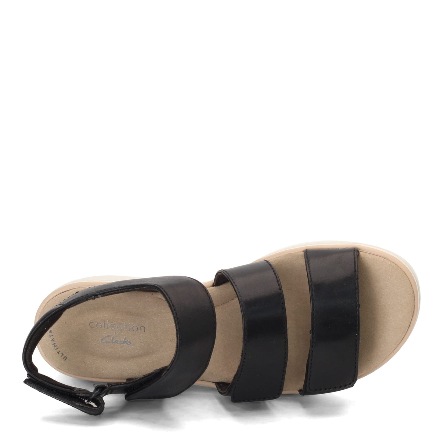Peltz Shoes Women's Clarks Jillian Claire Sandal BLACK 26152897