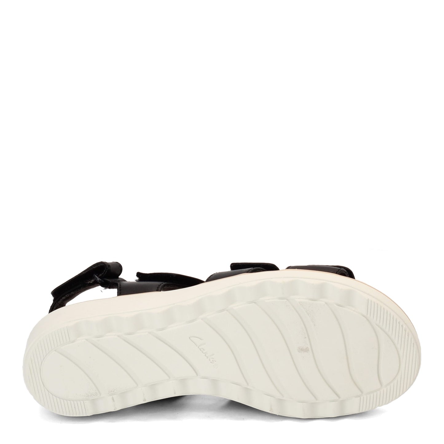 Peltz Shoes Women's Clarks Jillian Claire Sandal BLACK 26152897