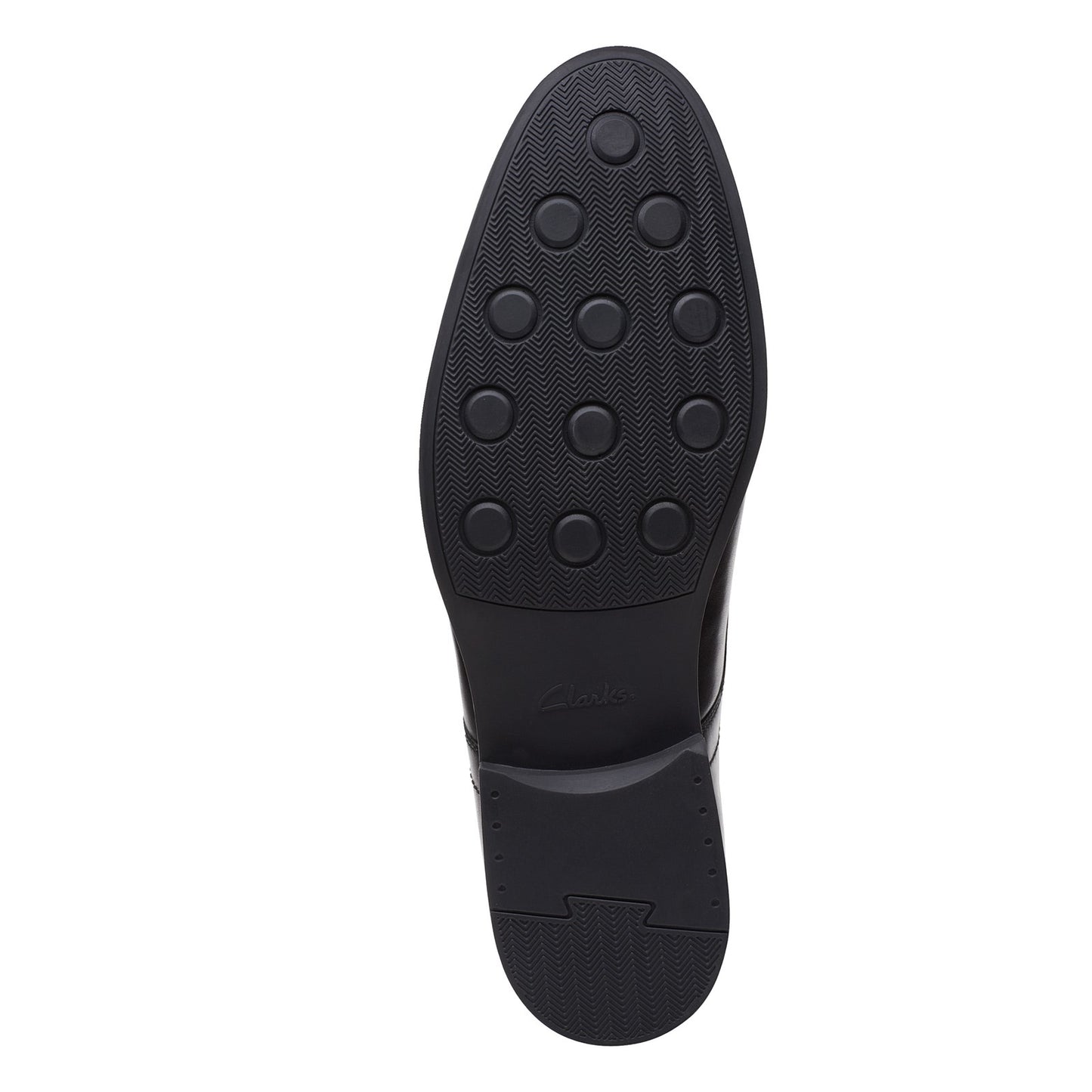 Peltz Shoes Men's Clarks Whiddon Pace Oxford BLACK 26152909
