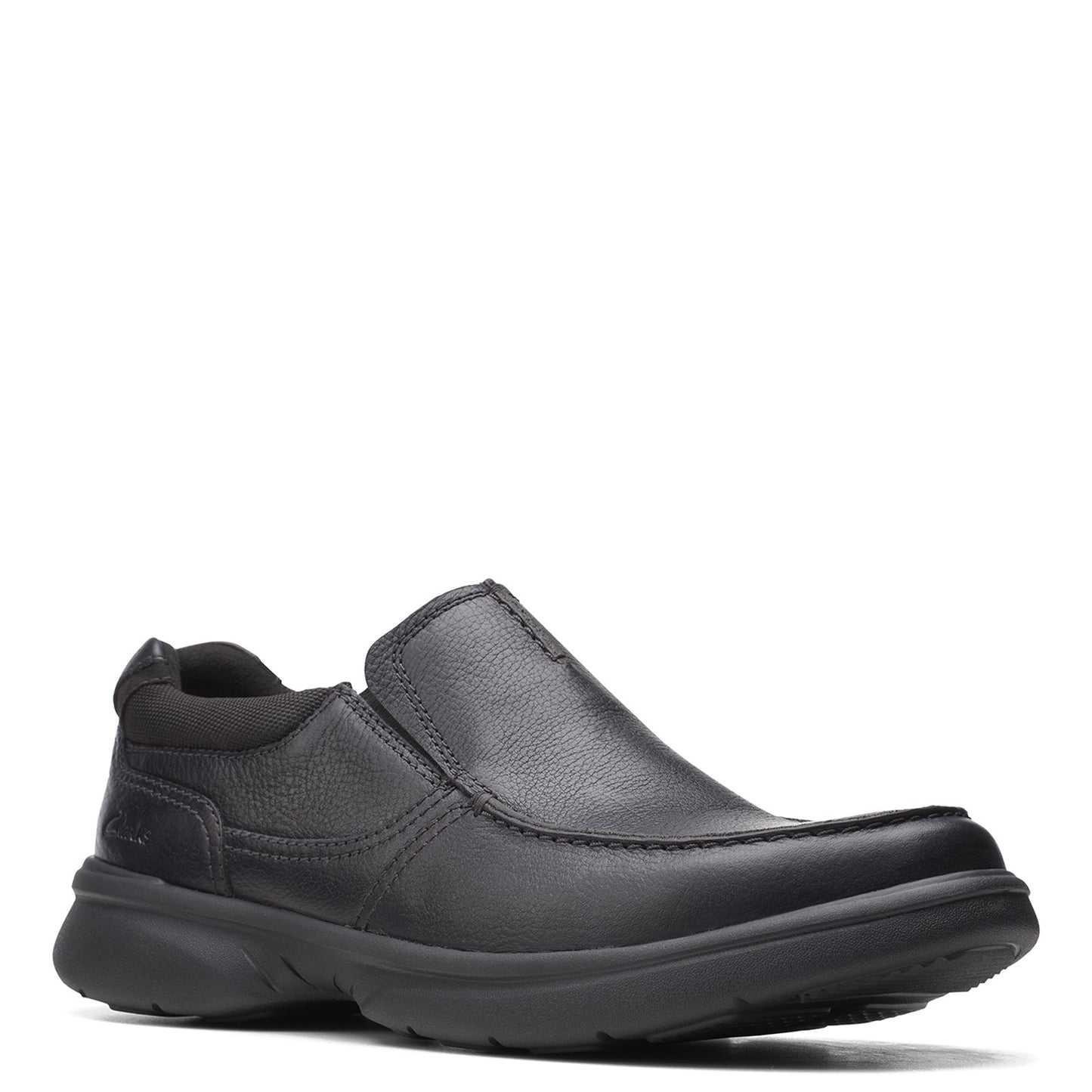 Peltz Shoes Men's Clarks Bradley Free Slip-On BLACK 26153160