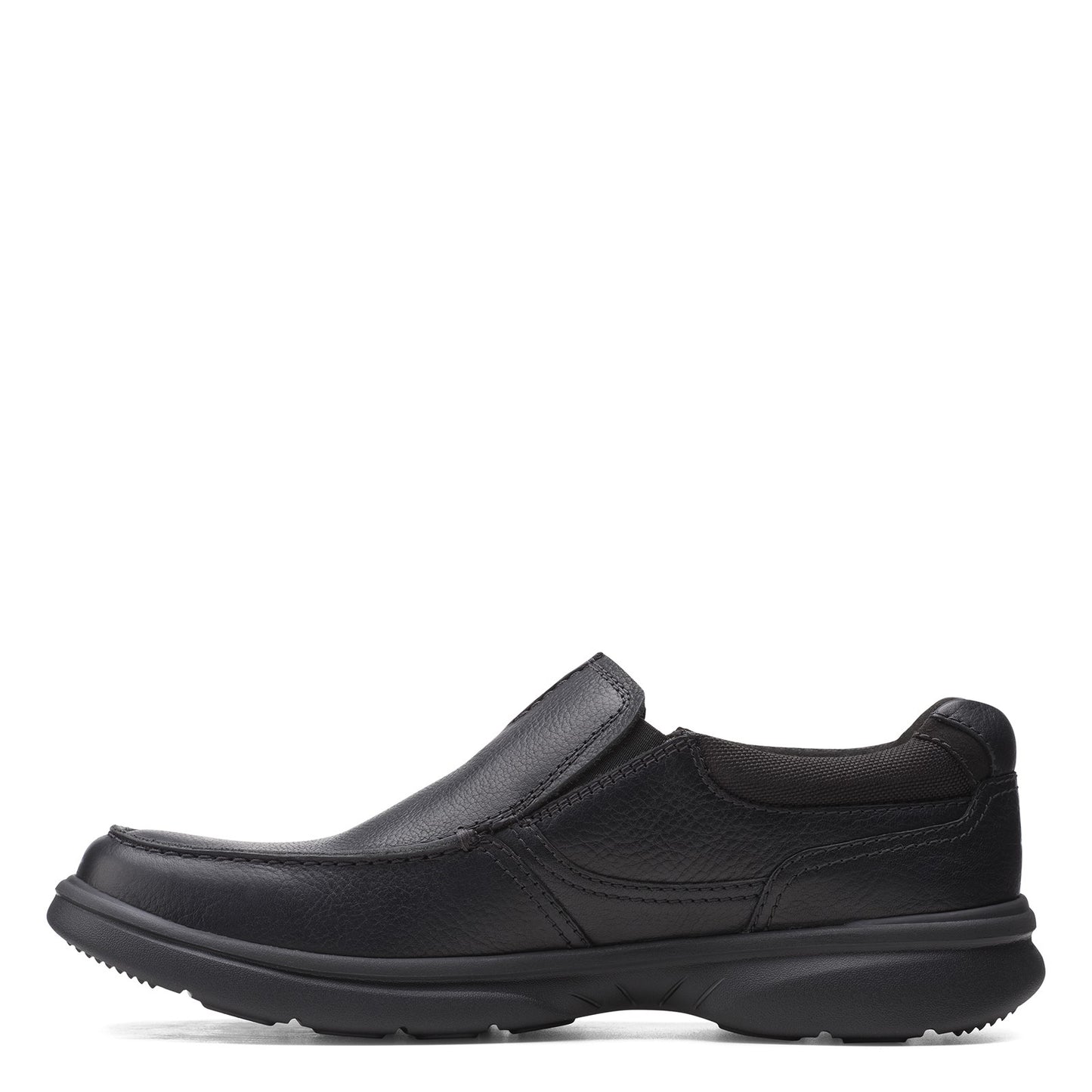 Peltz Shoes Men's Clarks Bradley Free Slip-On BLACK 26153160