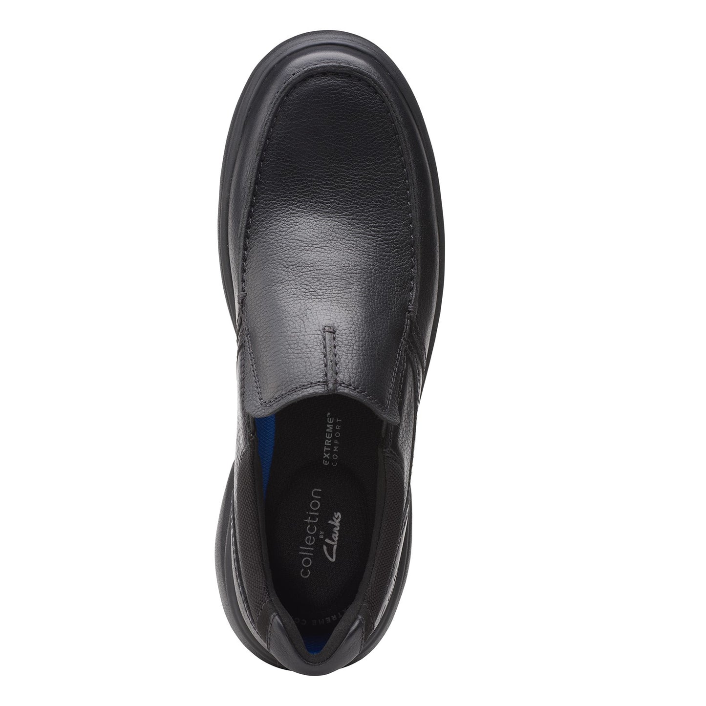 Peltz Shoes Men's Clarks Bradley Free Slip-On BLACK 26153160